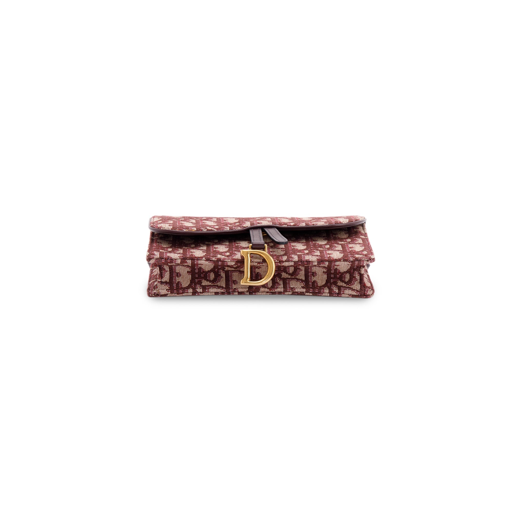 Christian Dior Oblique Saddle Belt Pouch w/ Box