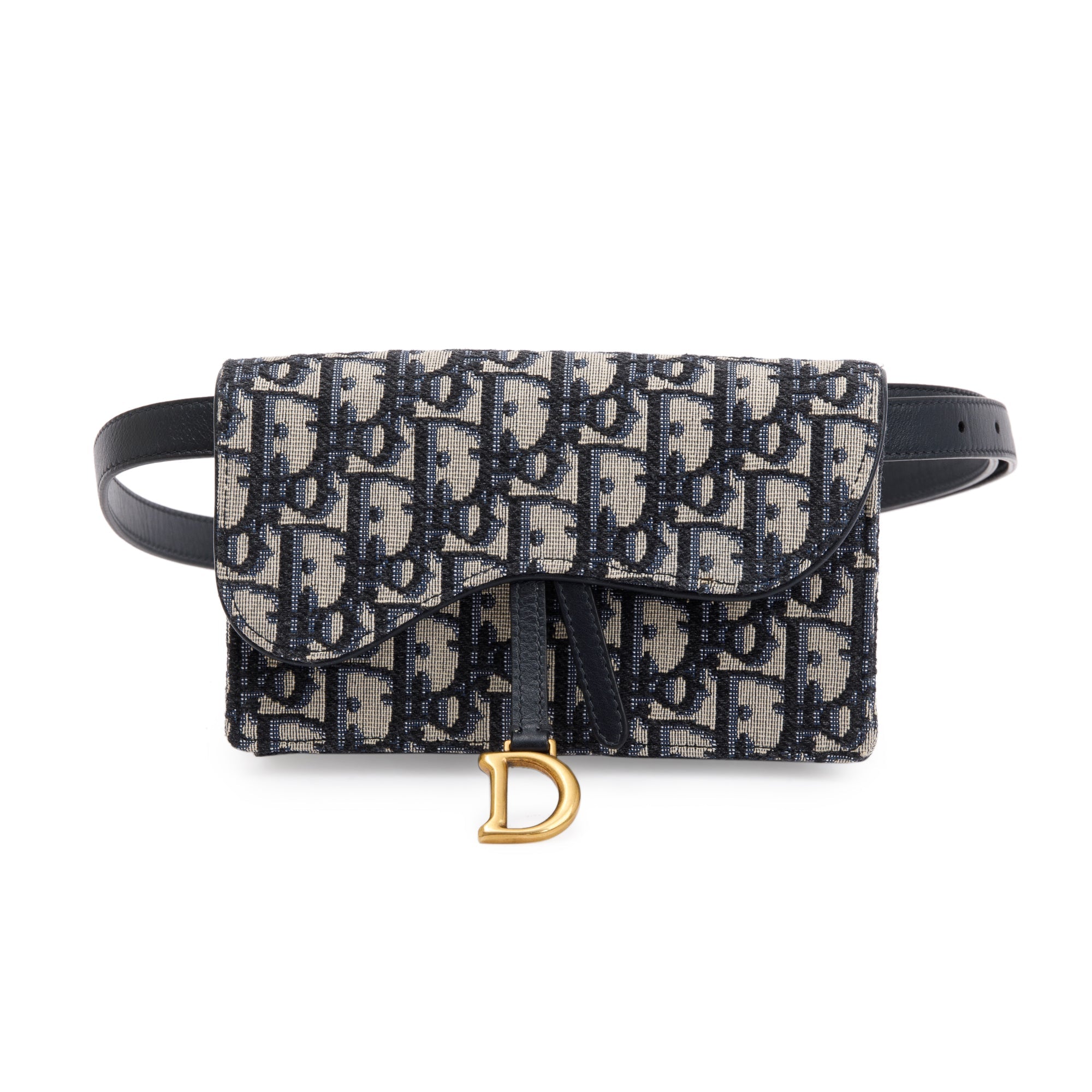 Christian Dior Oblique Saddle Belt Pouch