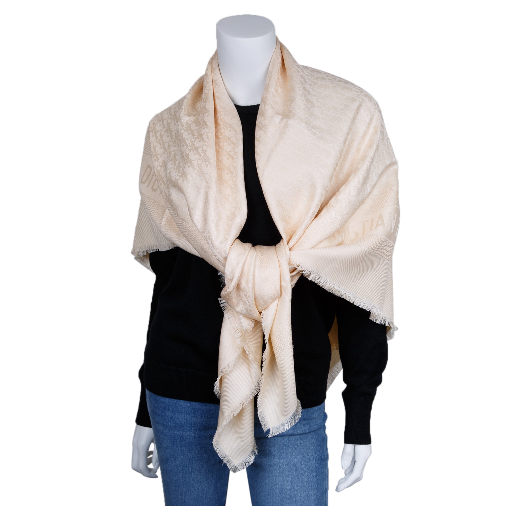 Christian Dior Oblique Shawl w/ Box