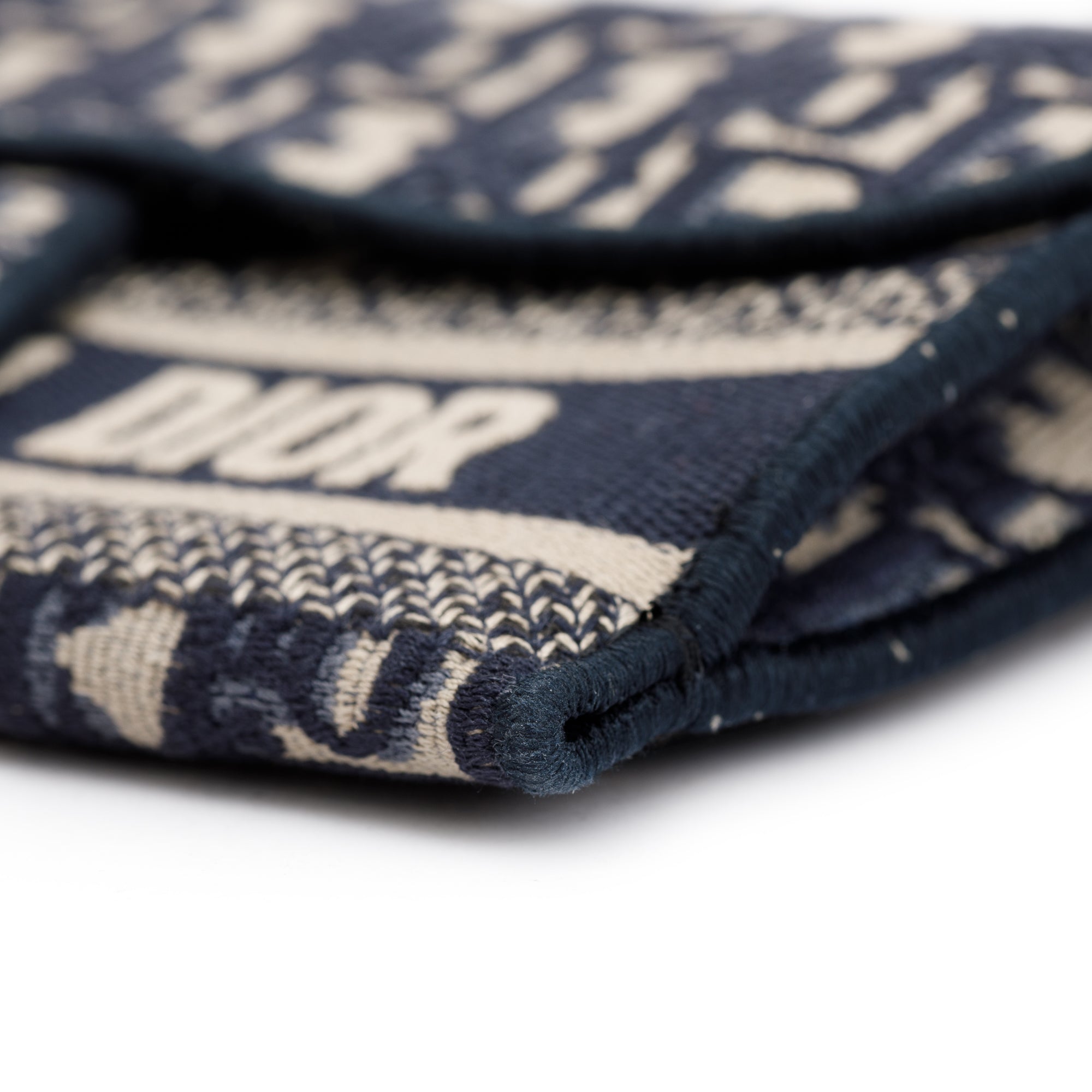 Christian Dior Oblique Slim Saddle Belt Pouch w/ Box & Authenticity Card