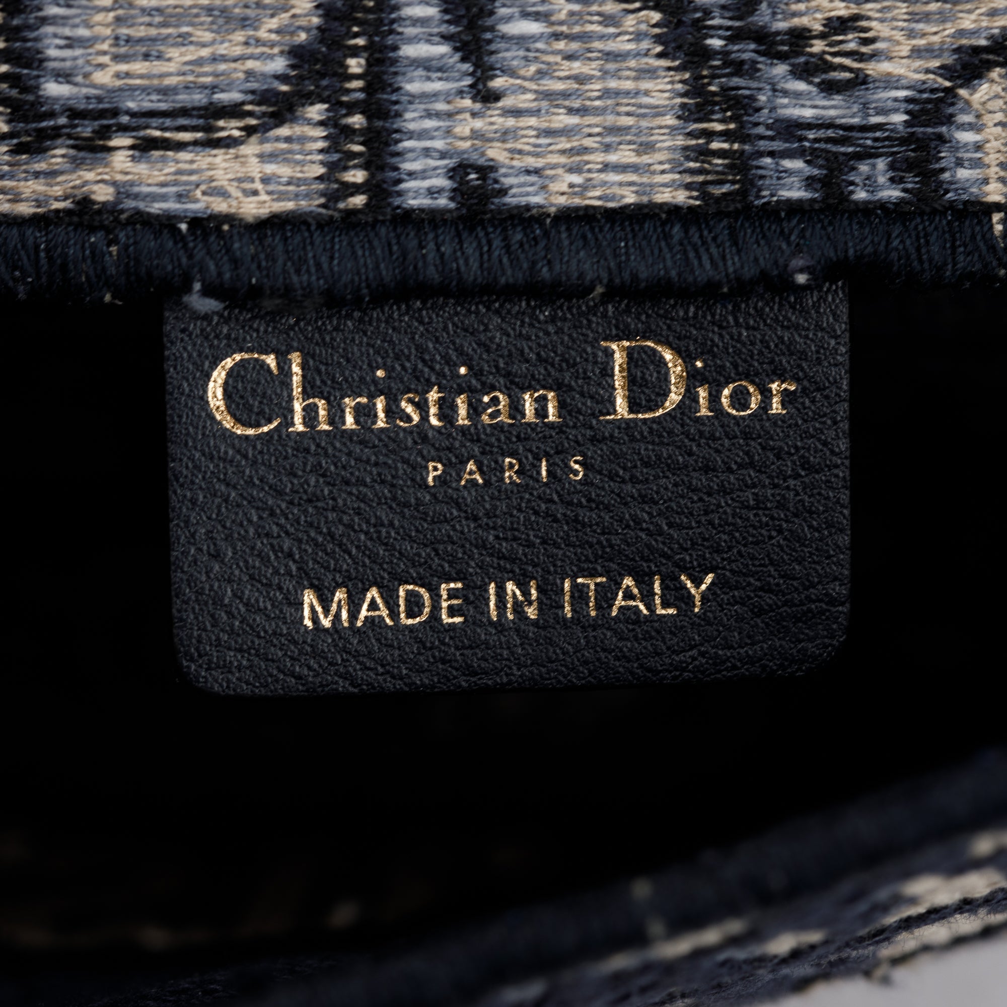 Christian Dior Oblique Slim Saddle Belt Pouch w/ Box & Authenticity Card