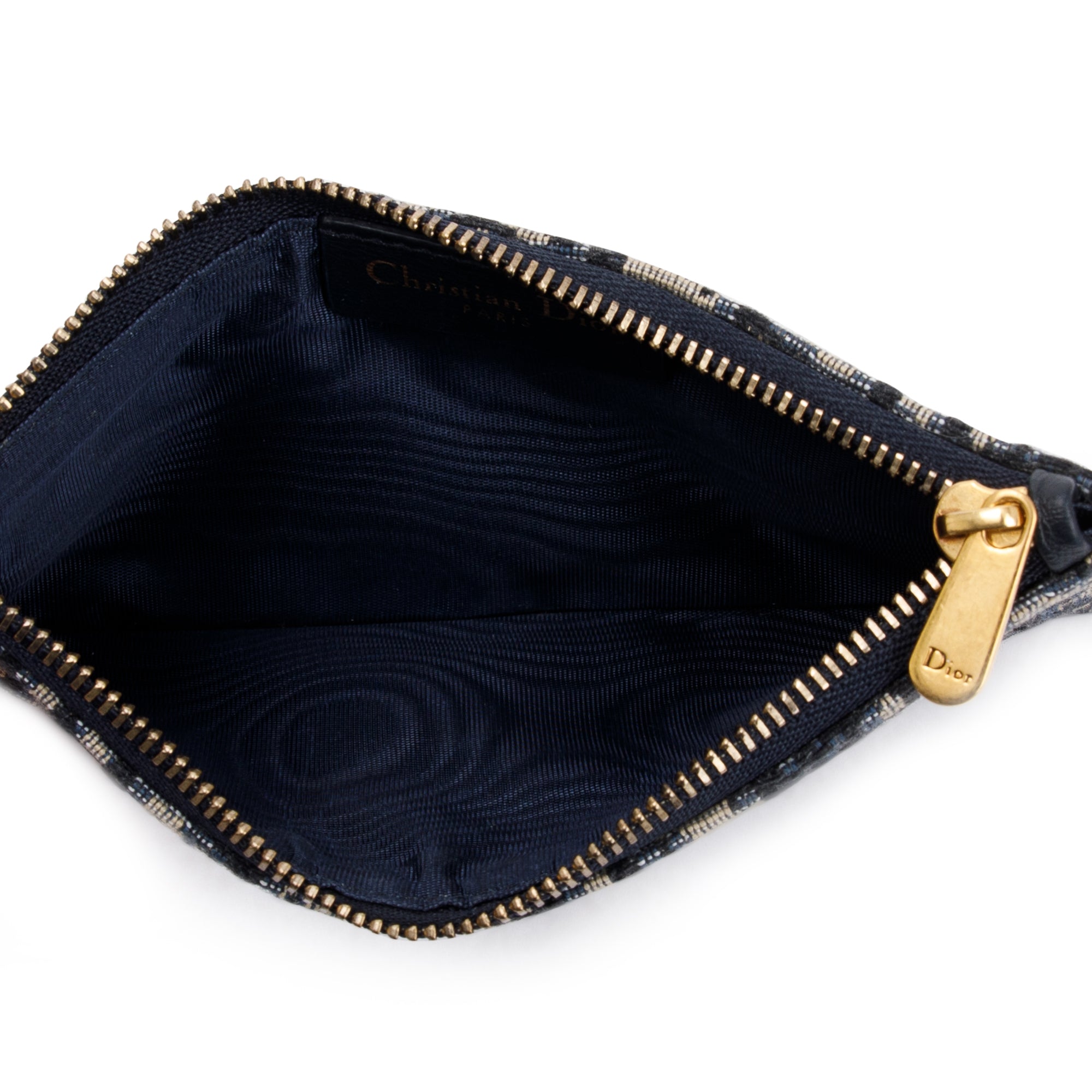 Christian Dior Oblique Zipped Card Holder