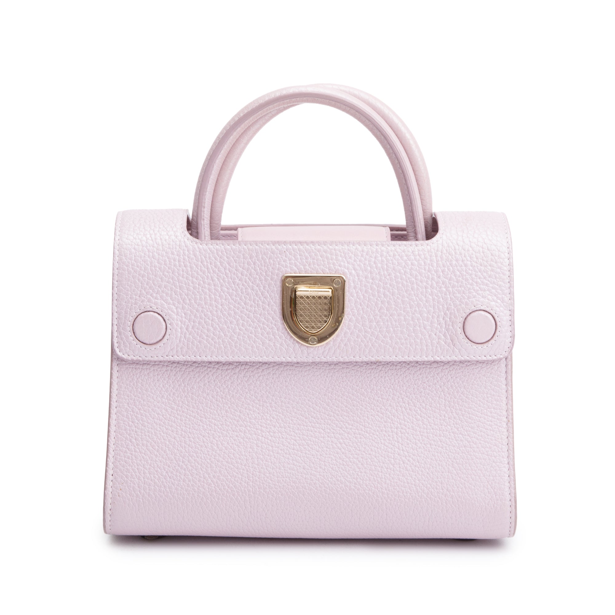 Christian Dior Pink Calfskin Leather MIni Diorever Bag w/ Strap