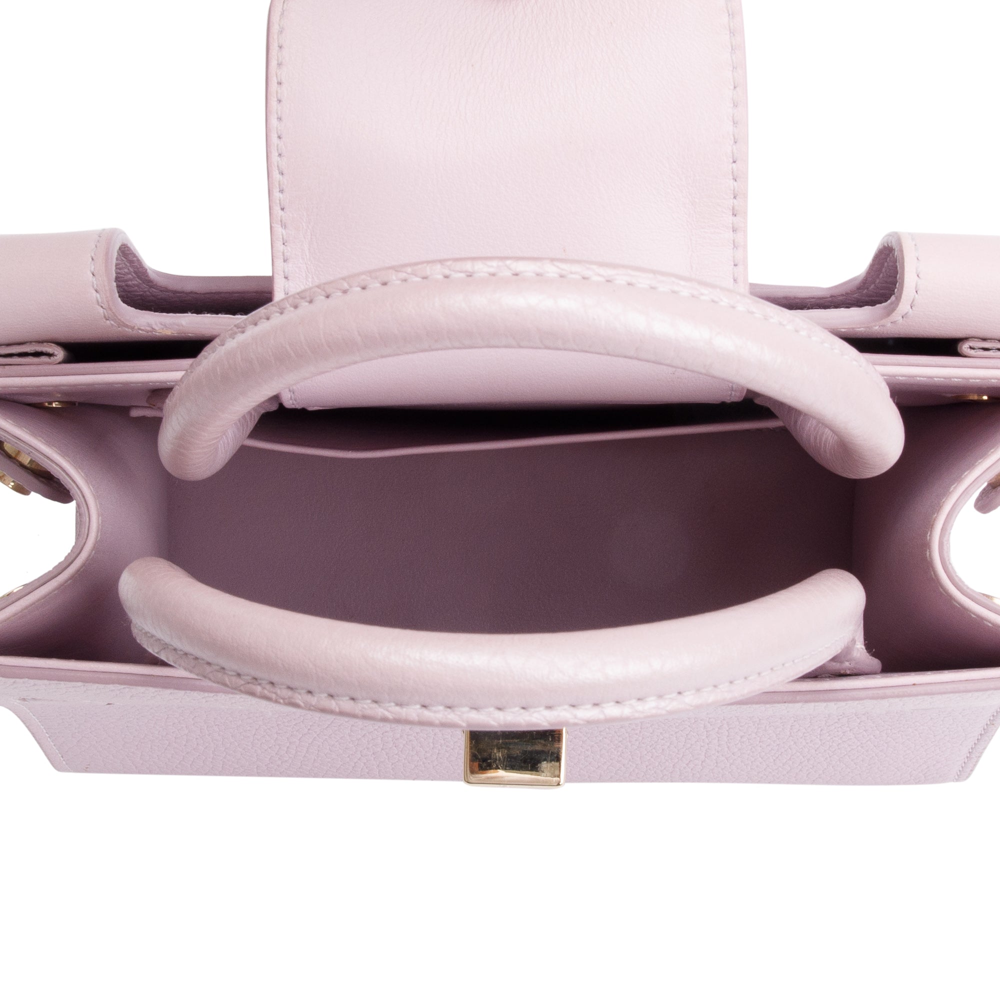 Christian Dior Pink Calfskin Leather MIni Diorever Bag w/ Strap