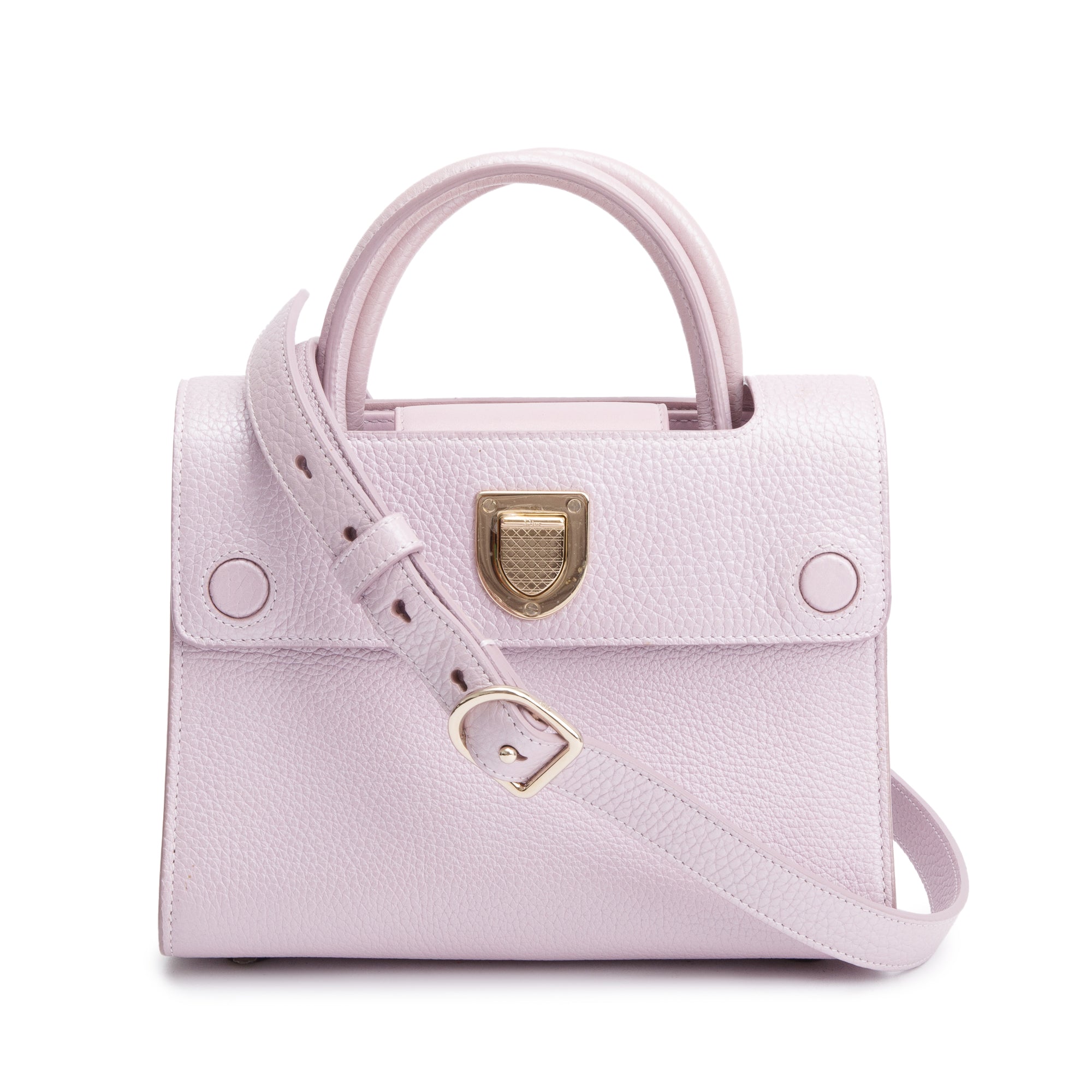 Christian Dior Pink Calfskin Leather MIni Diorever Bag w/ Strap