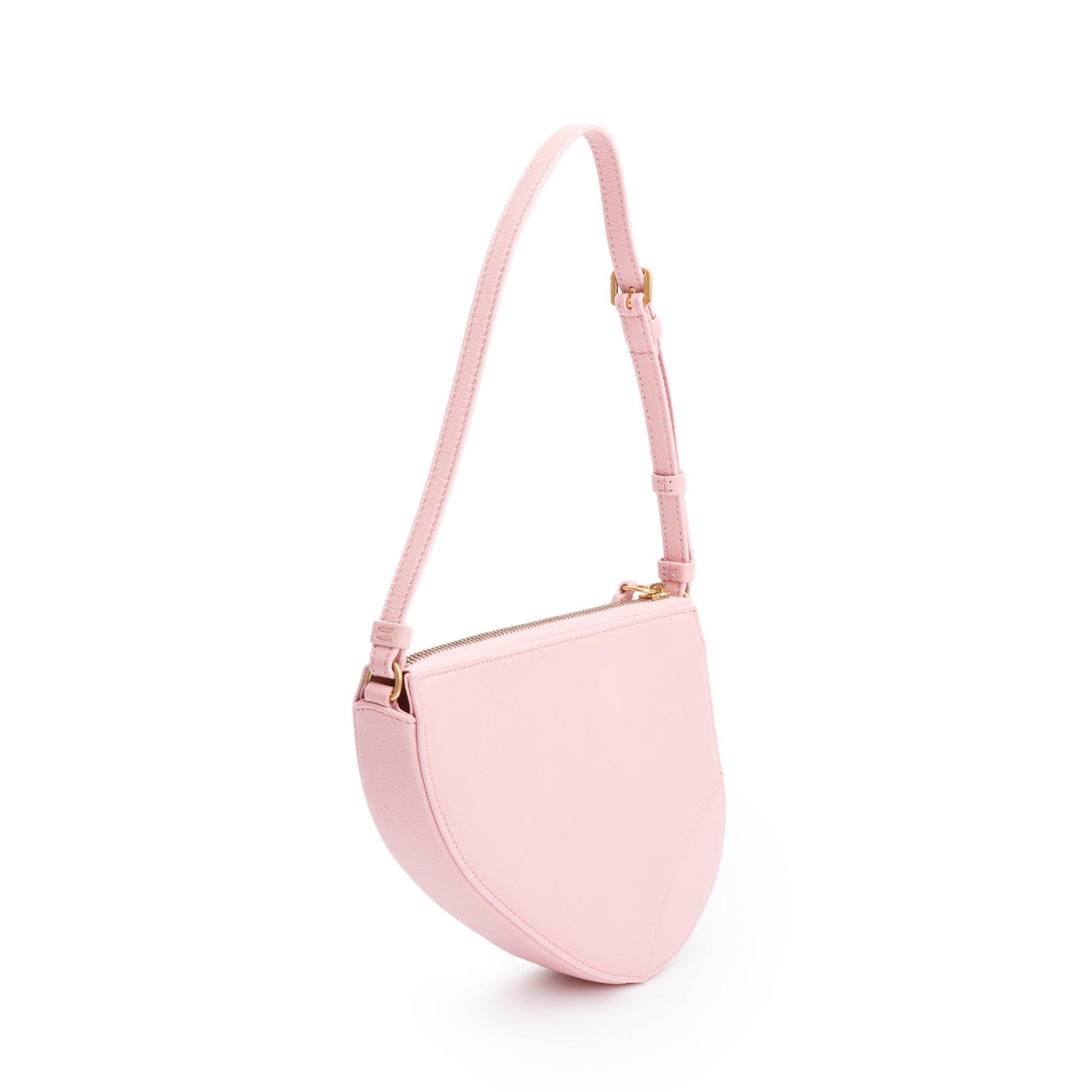 Christian Dior Pink Calfskin Leather Saddle Rodeo Pouch