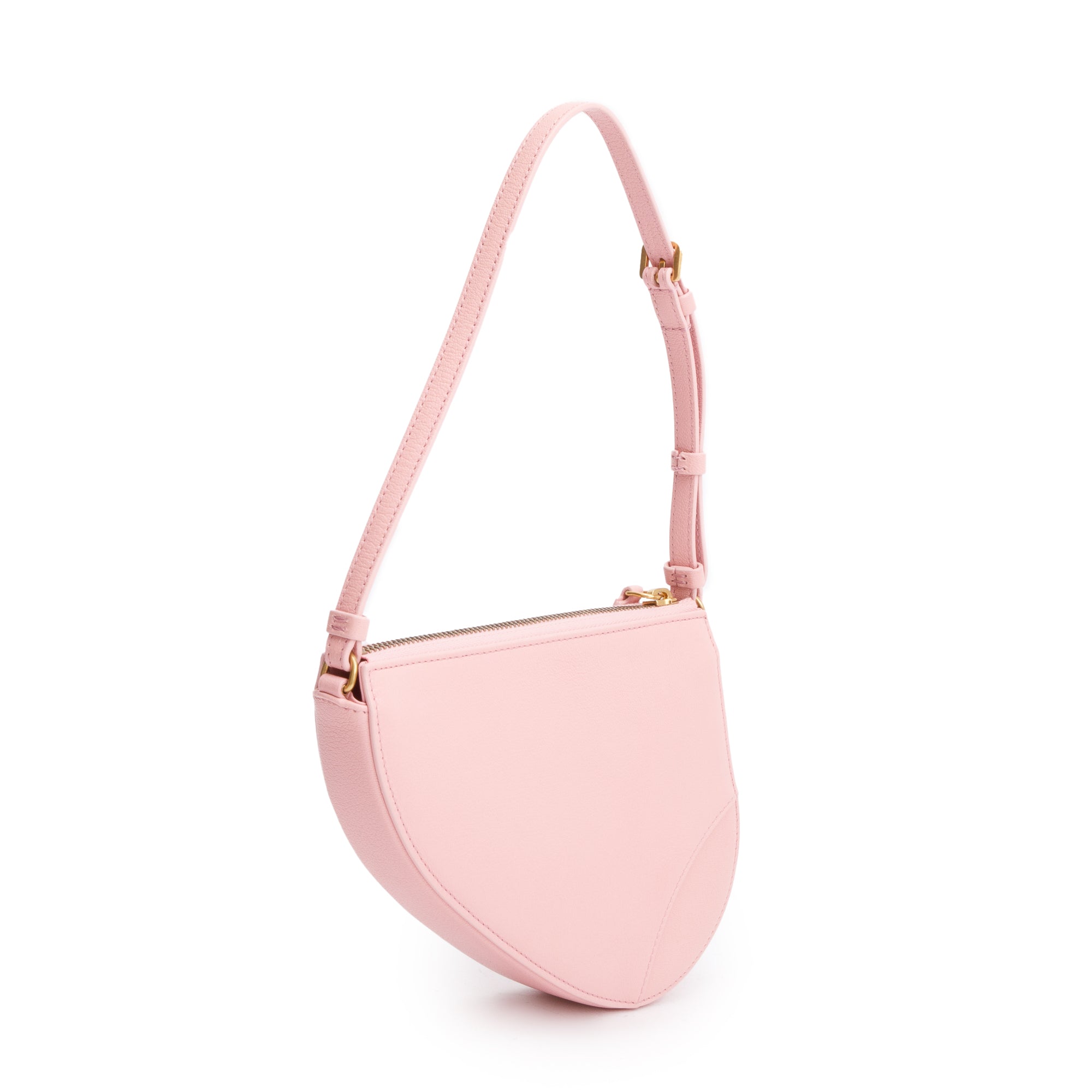 Christian Dior Pink Calfskin Leather Saddle Rodeo Pouch w/ Box