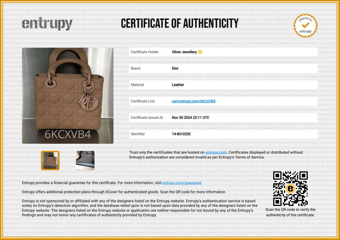 Christian Dior Pink Cannage Lambskin Leather Small Lady Dior My ABCDior Bag w/ Authenticity Card