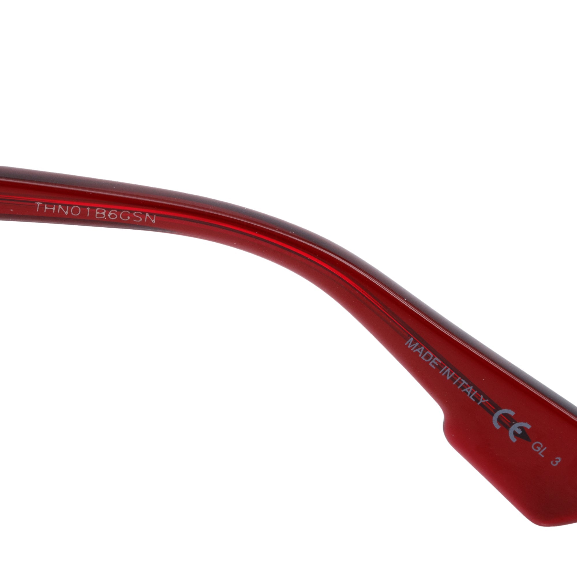 Christian Dior Red Ombre Acetate DiorBianca Round Oversized Sunglasses w/ Box & Case