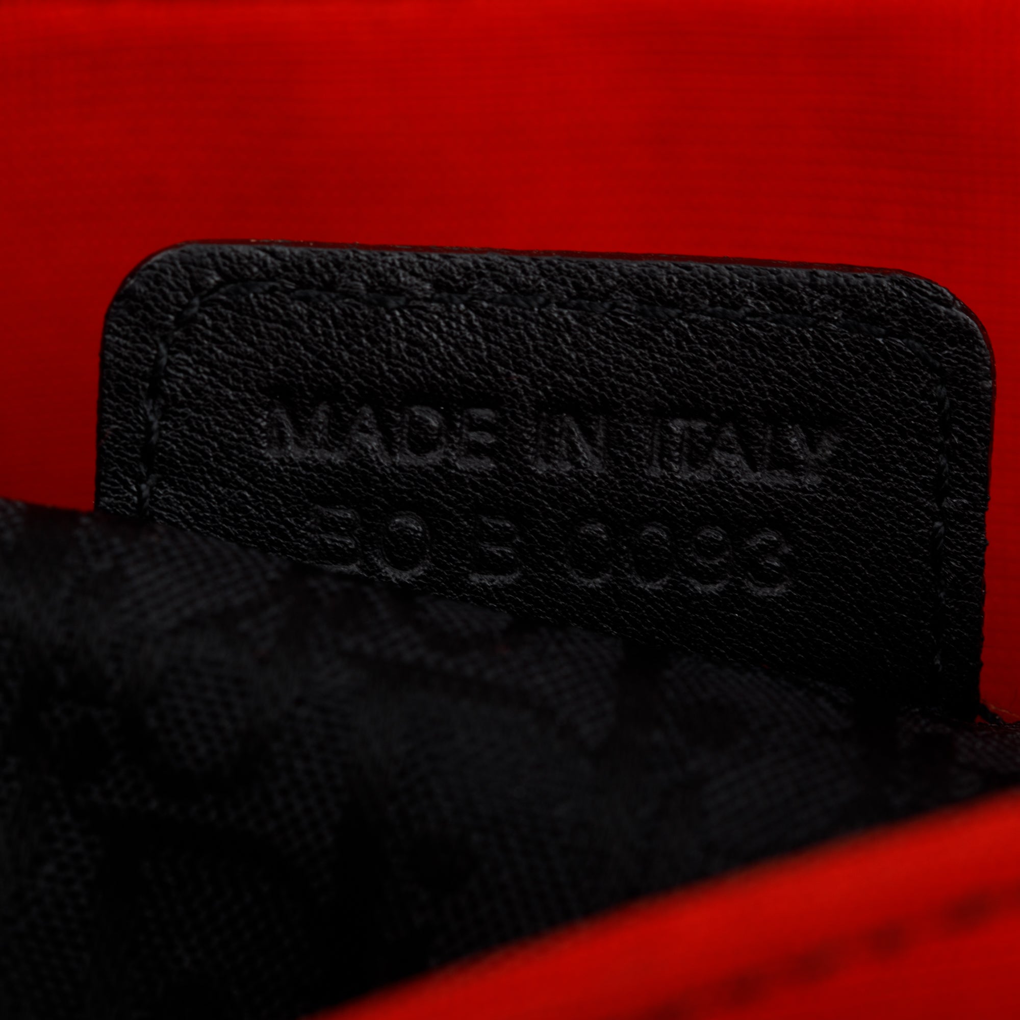 Christian Dior Red Satin Crystal Embellished Hardcore Shoulder Bag w/ Authenticity Card