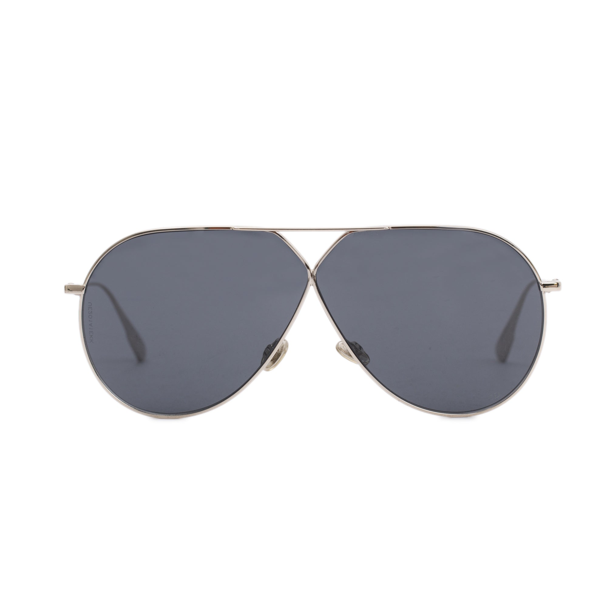 Christian Dior Silver Metal Stellaire 3 Sunglasses w/ Case