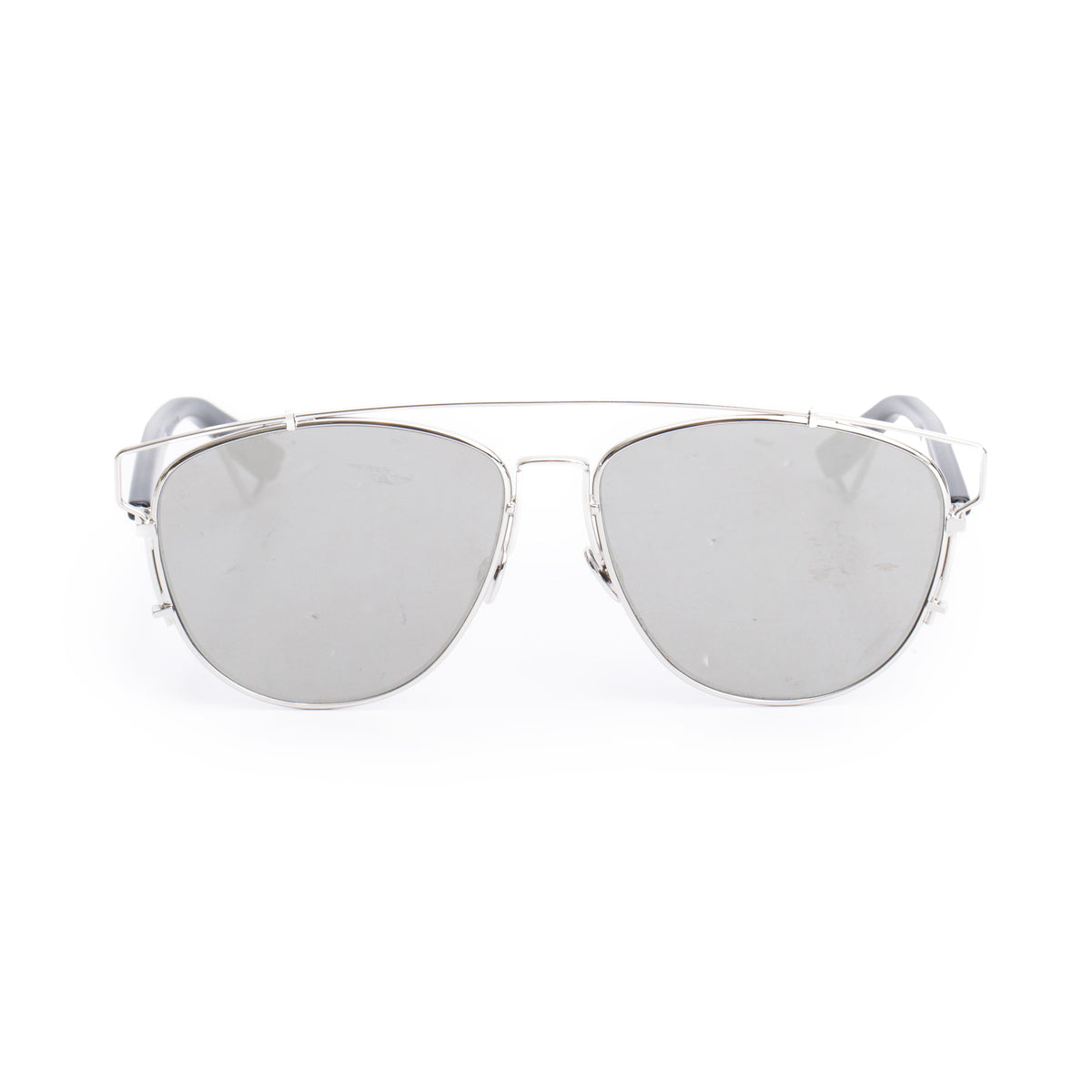 Dior Metal/Acetate Aviator Sunglasses White/Black DIOR EYEWEAR DiorBlackSuit R6U Aviator-Style Gold-Tone  main image 2