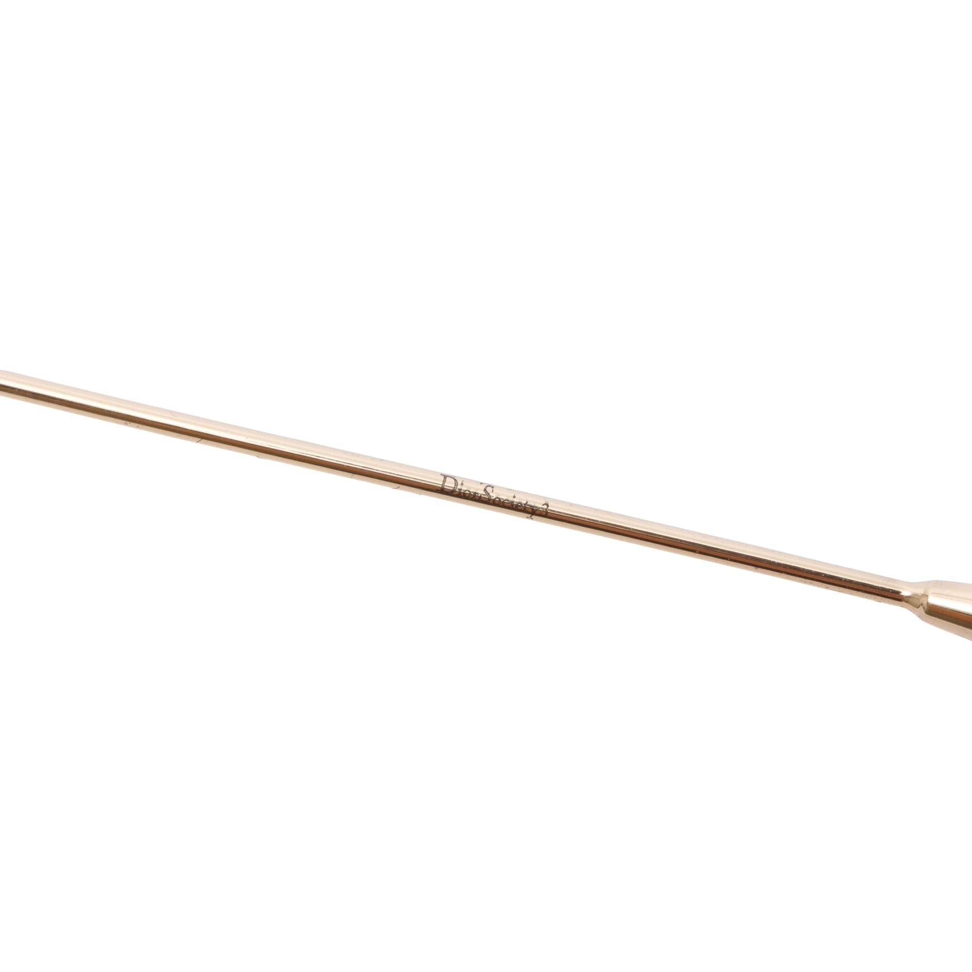 Christian Dior Society 3 J5GKU Aviator Sunglasses w/ Case