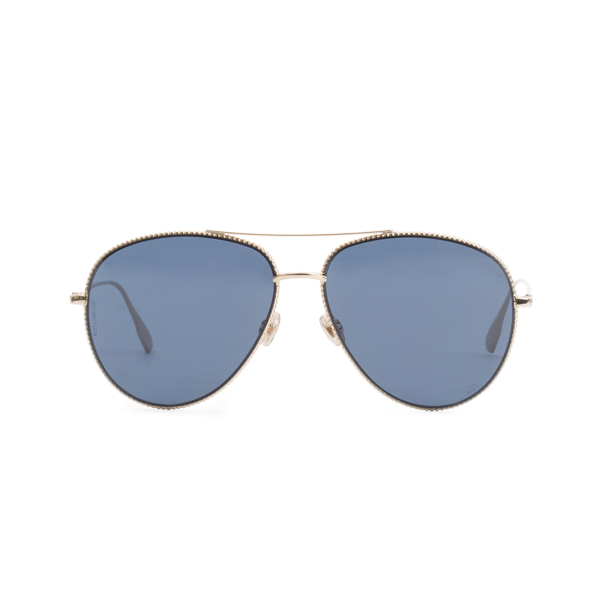 Christian Dior Society 3 J5GKU Aviator Sunglasses w/ Case