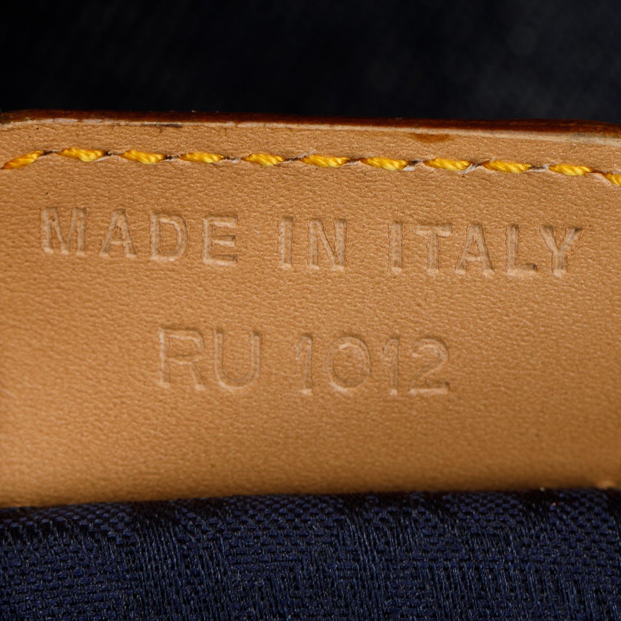 Christian Dior Vintage Blue Denim Saddle Bag