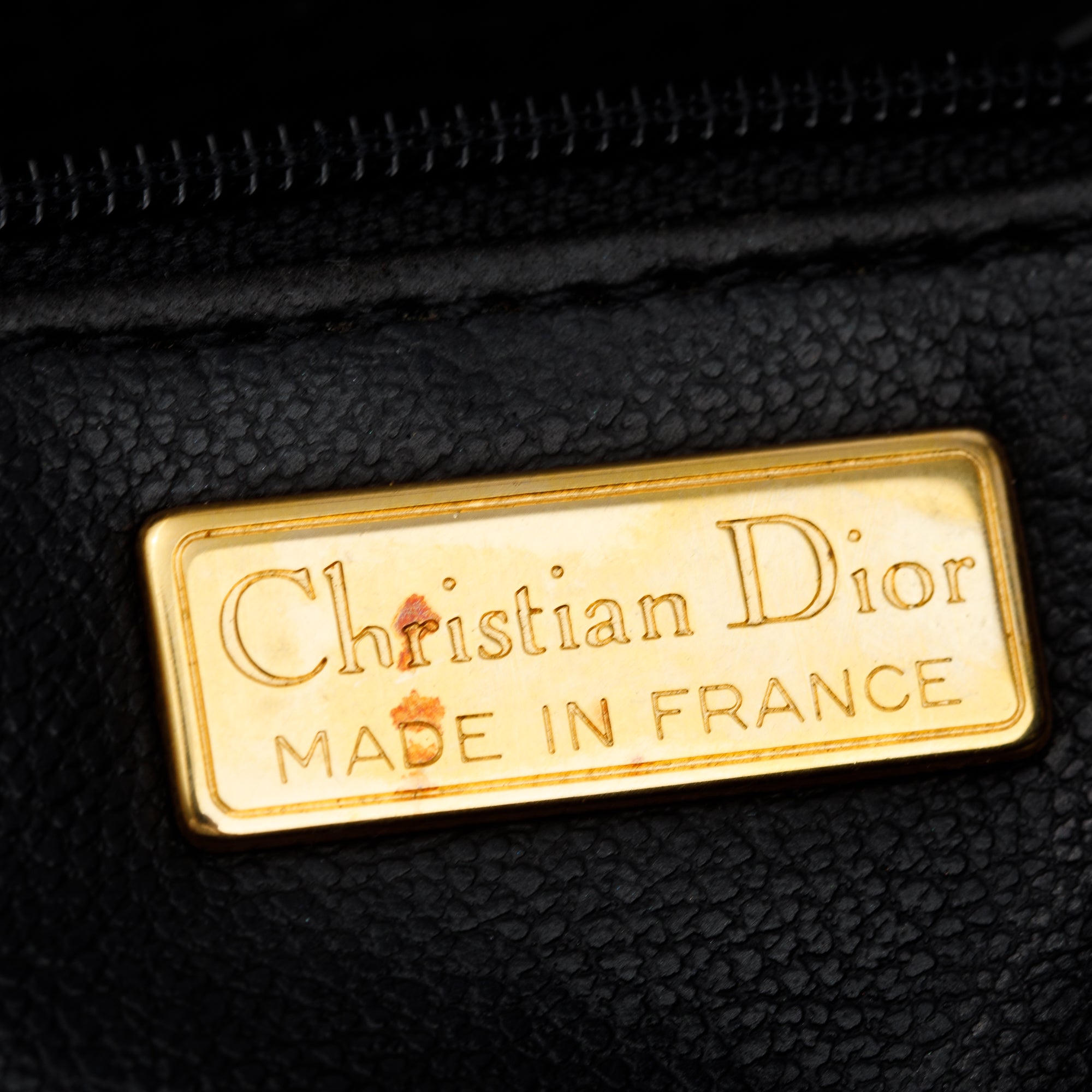 Christian Dior Vintage Leather Backpack