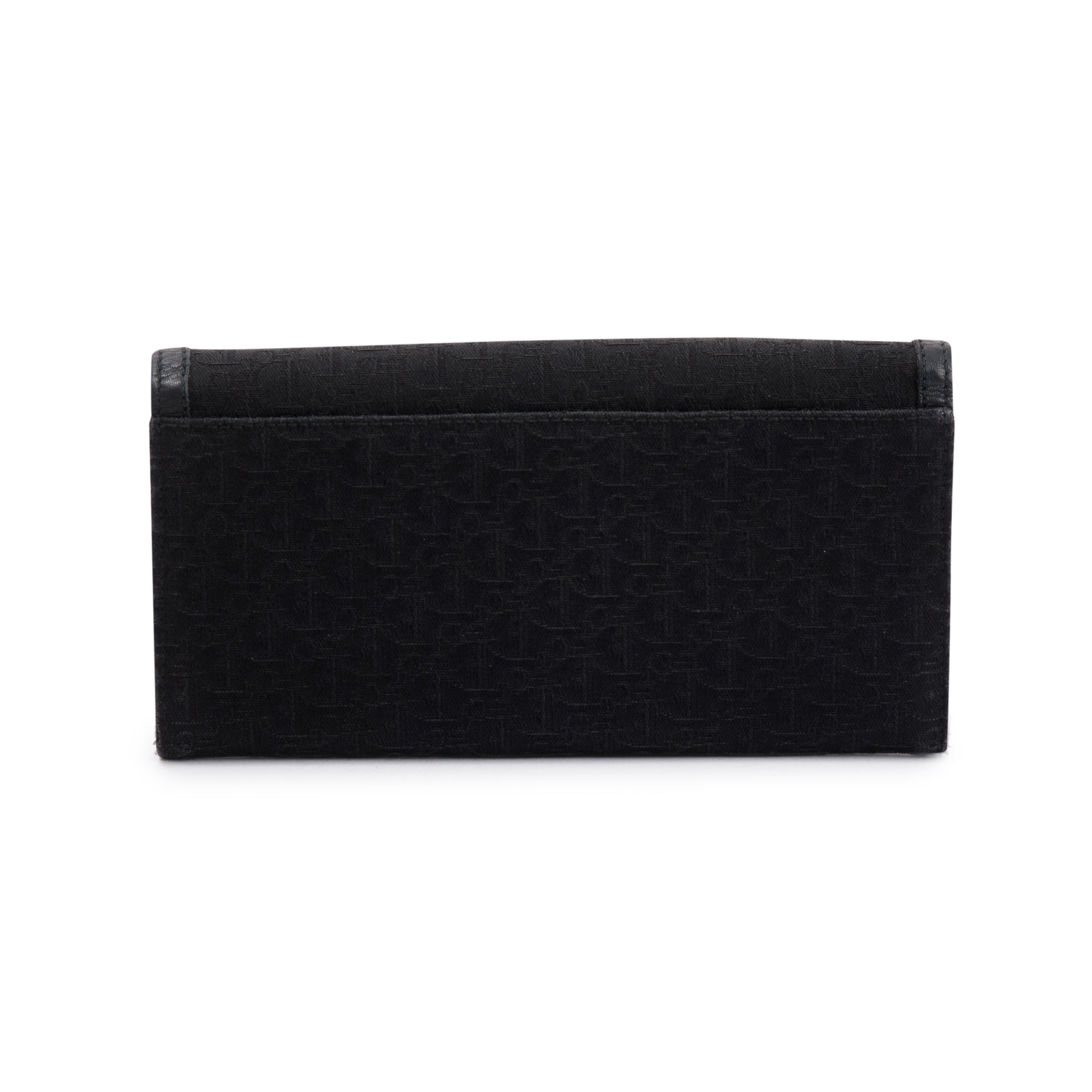 Christian Dior Vintage Monogram Canvas Continental Flap Wallet