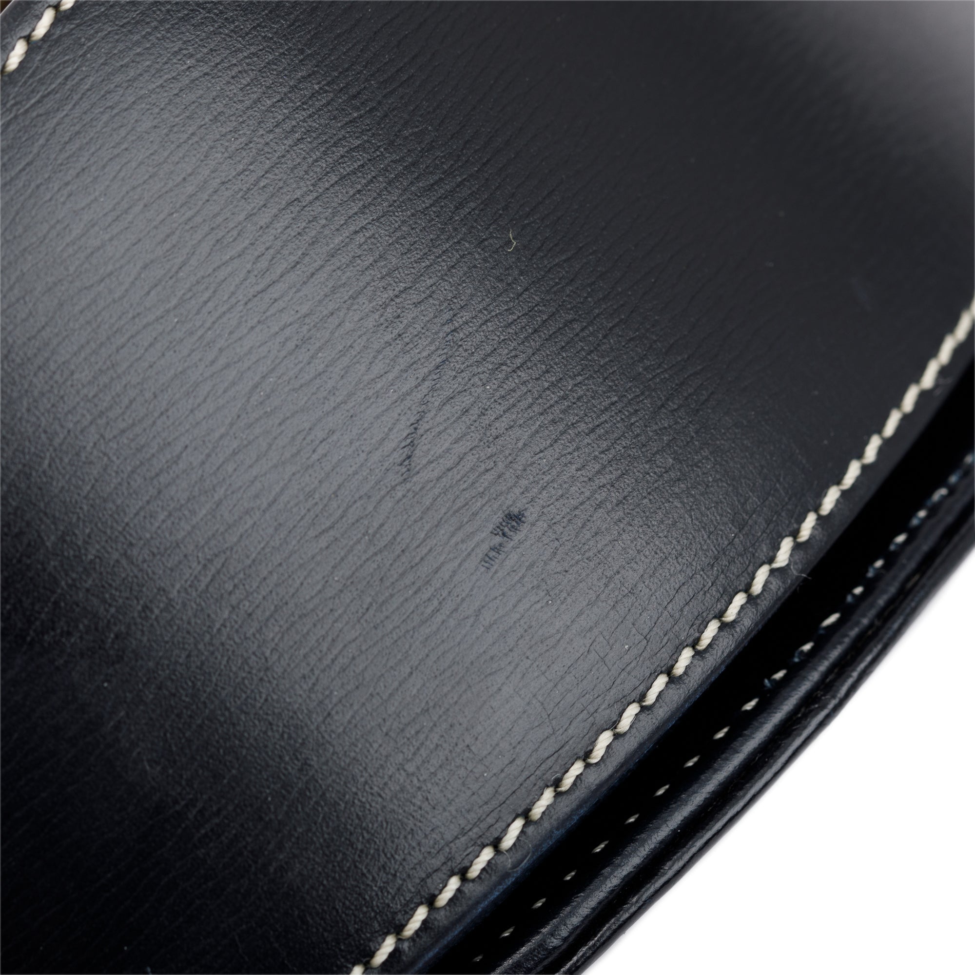 Christian Dior Vintage Navy Calfskin Leather Crossbody Bag
