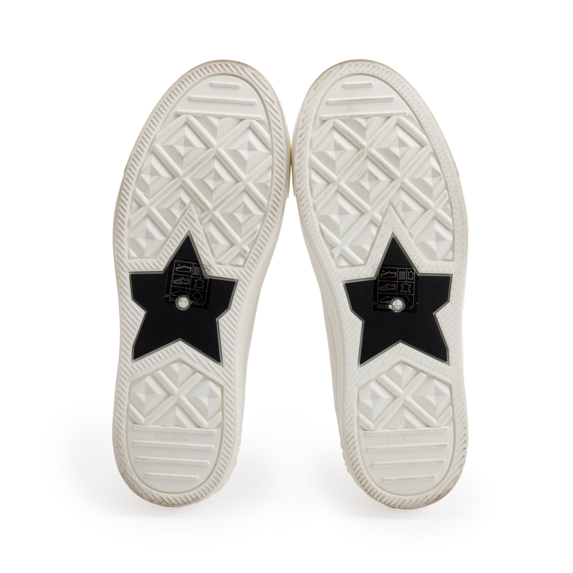 Christian Dior White Cotton Cavas Walk'N'Dior Sneakers, Size 36.5 w/ Box