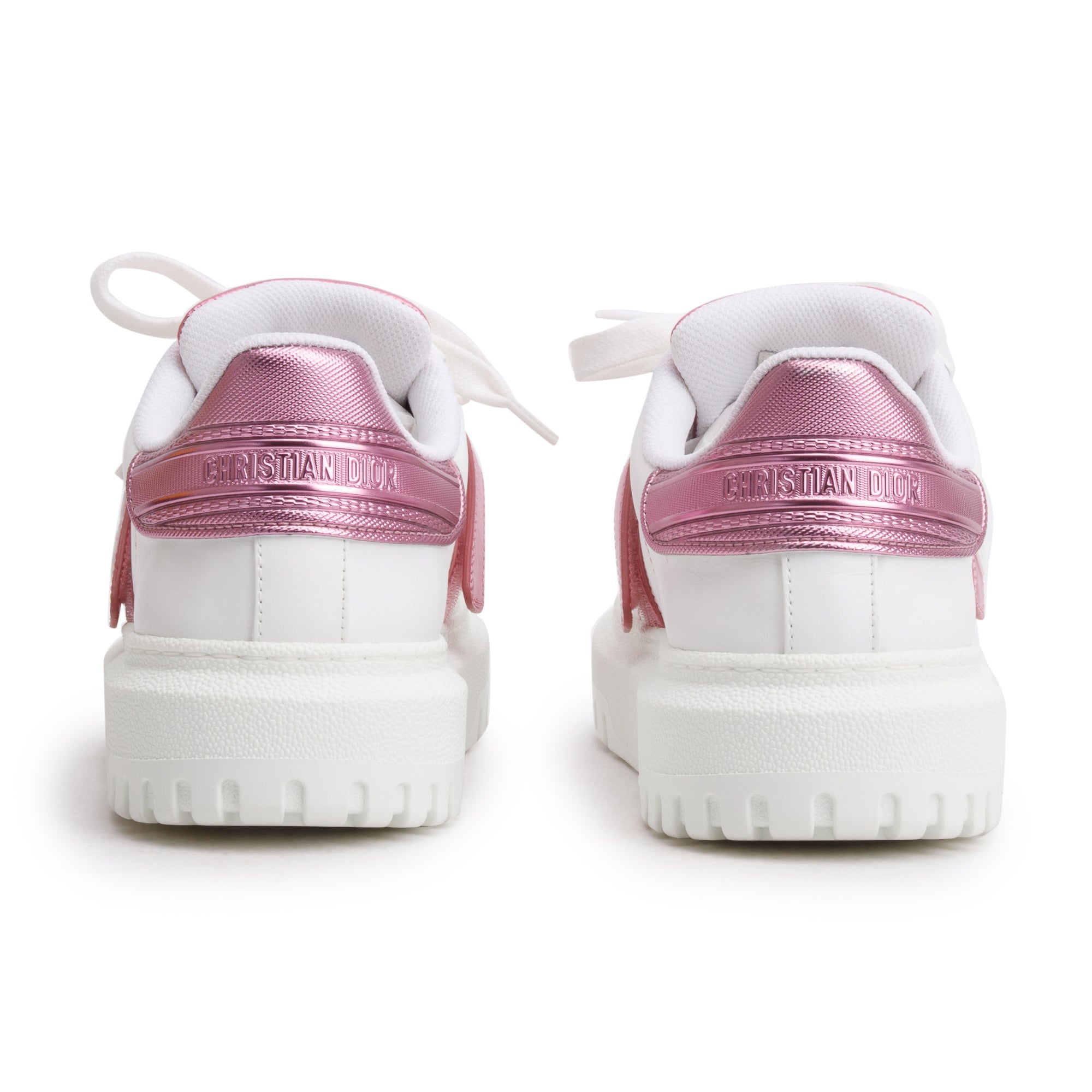 Christian Dior White Leather/Rubber ID Sneakers, Size 36 w/ Box