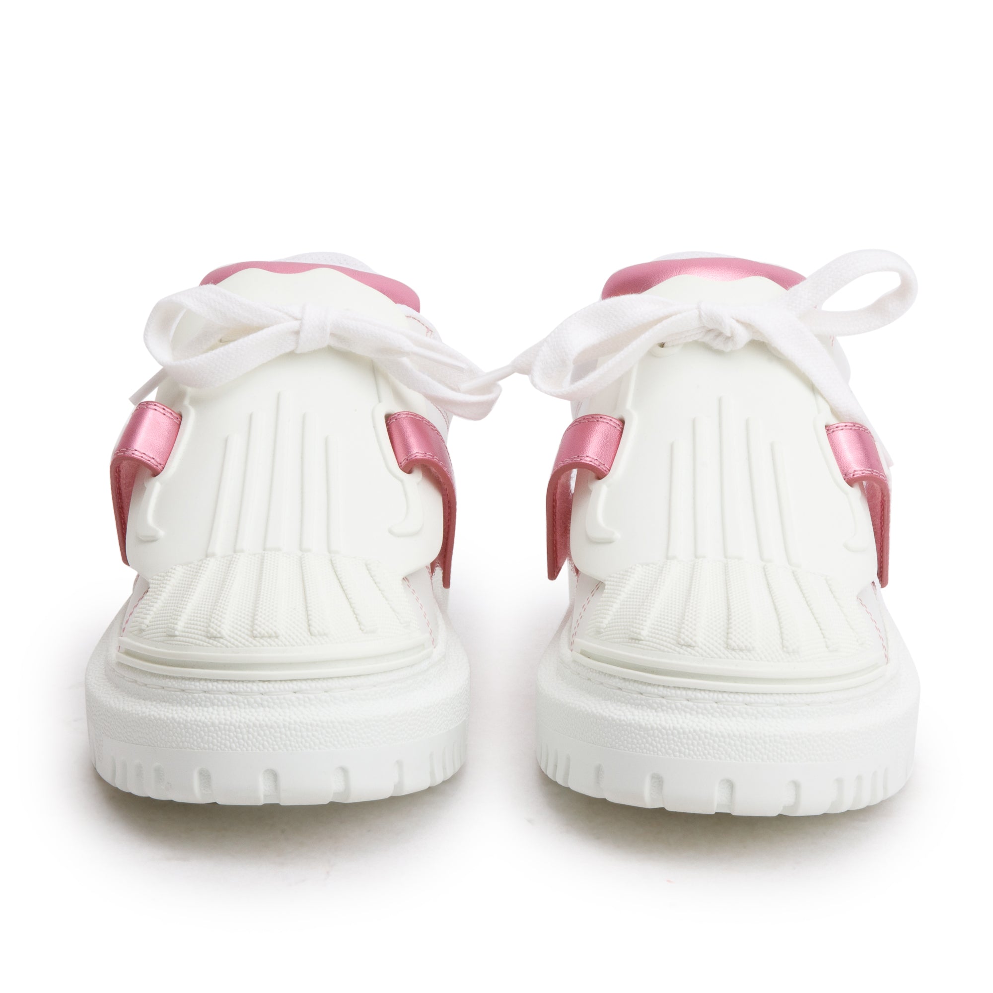 Christian Dior White Leather/Rubber ID Sneakers, Size 36 w/ Box