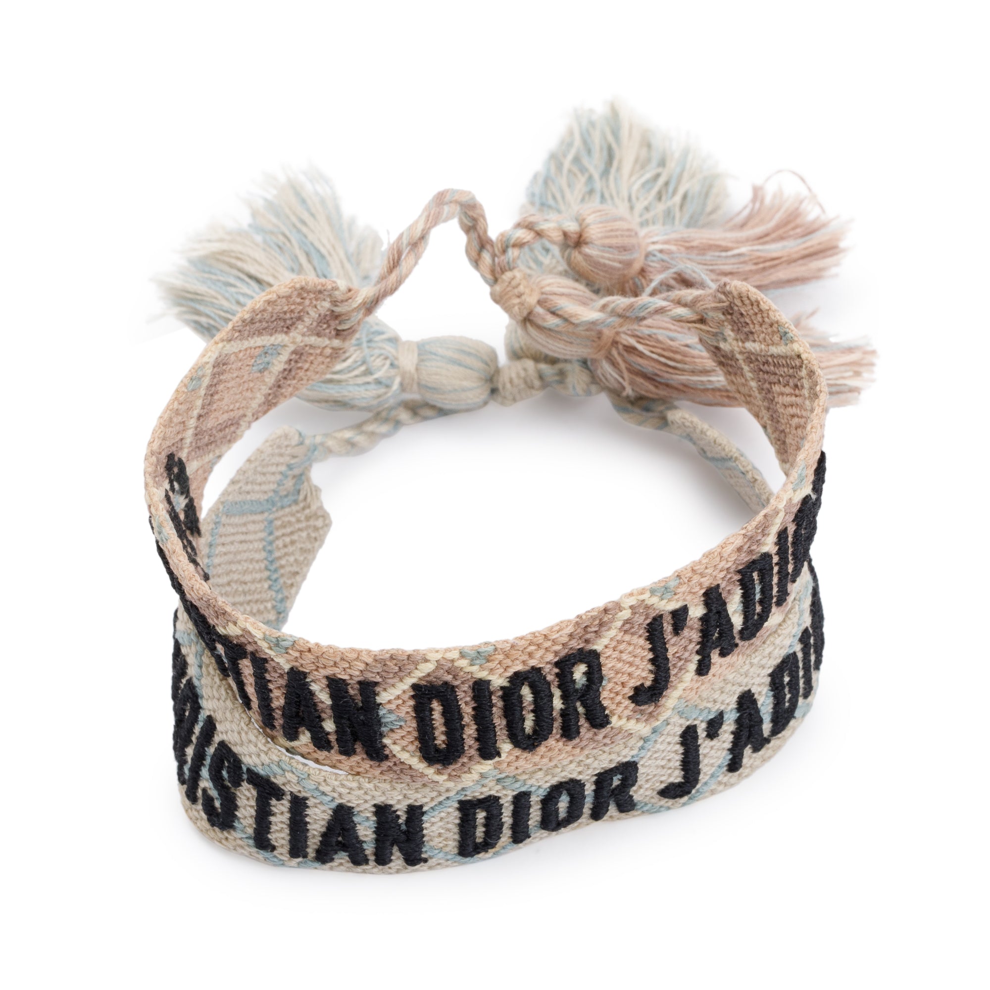Christian Dior Woven Cotton J'Adior Friendship Bracelet Set