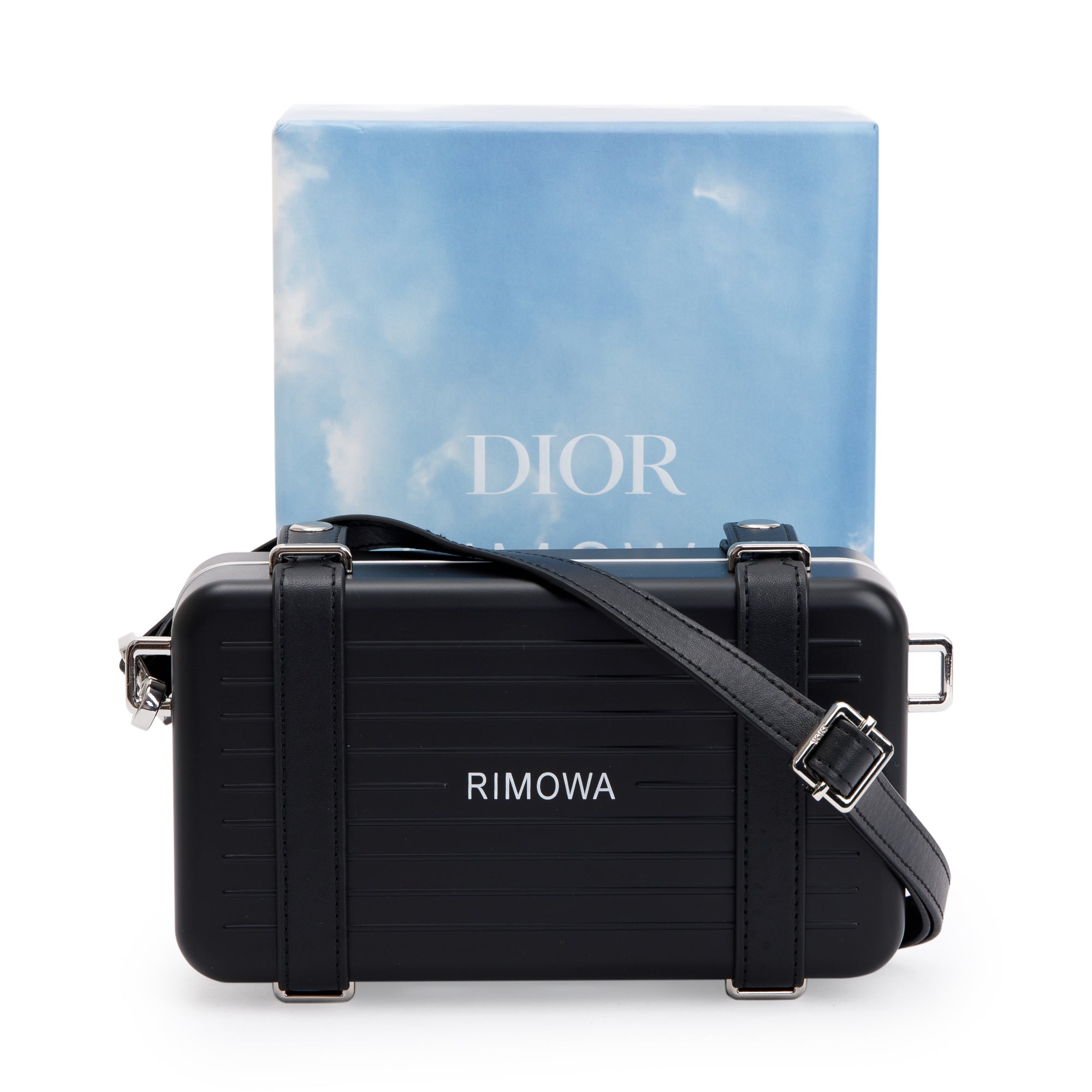 Christian Dior x Rimowa Aluminum Personal Utility Case w/ Box & Receipt