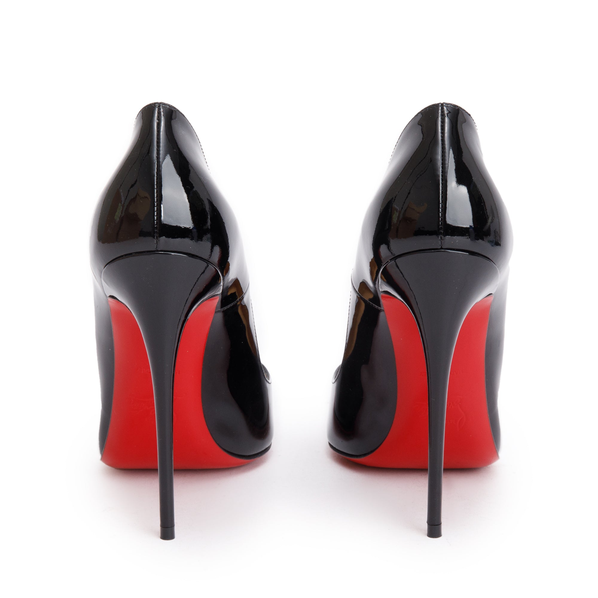 Christian Louboutin 2024 Black Patent Leather So Kate 120 Pumps, Size 38 w/ Box & Receipt