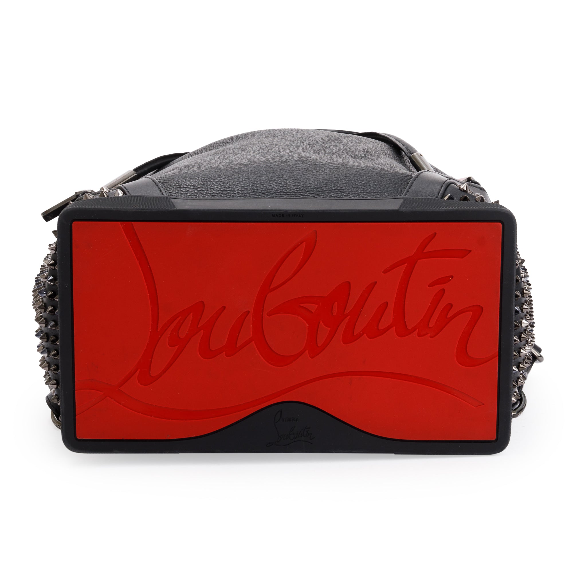Christian Louboutin Black Calfskin Leather Explorafunk Backpack