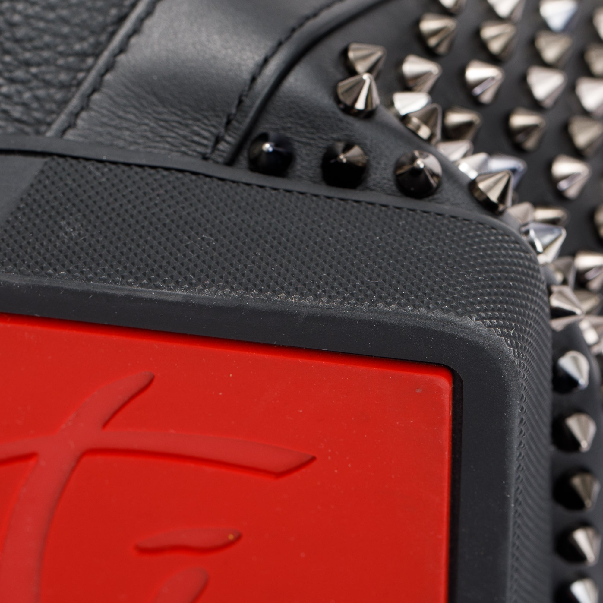 Christian Louboutin Black Calfskin Leather Explorafunk Backpack