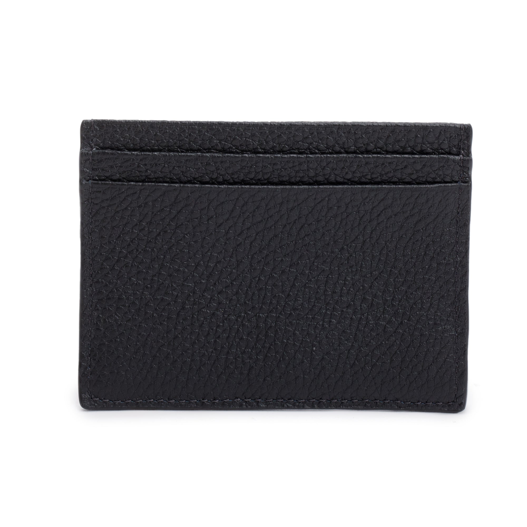Christian Louboutin Black Calfskin Leather Loubi Kios Card Holder w/ Box
