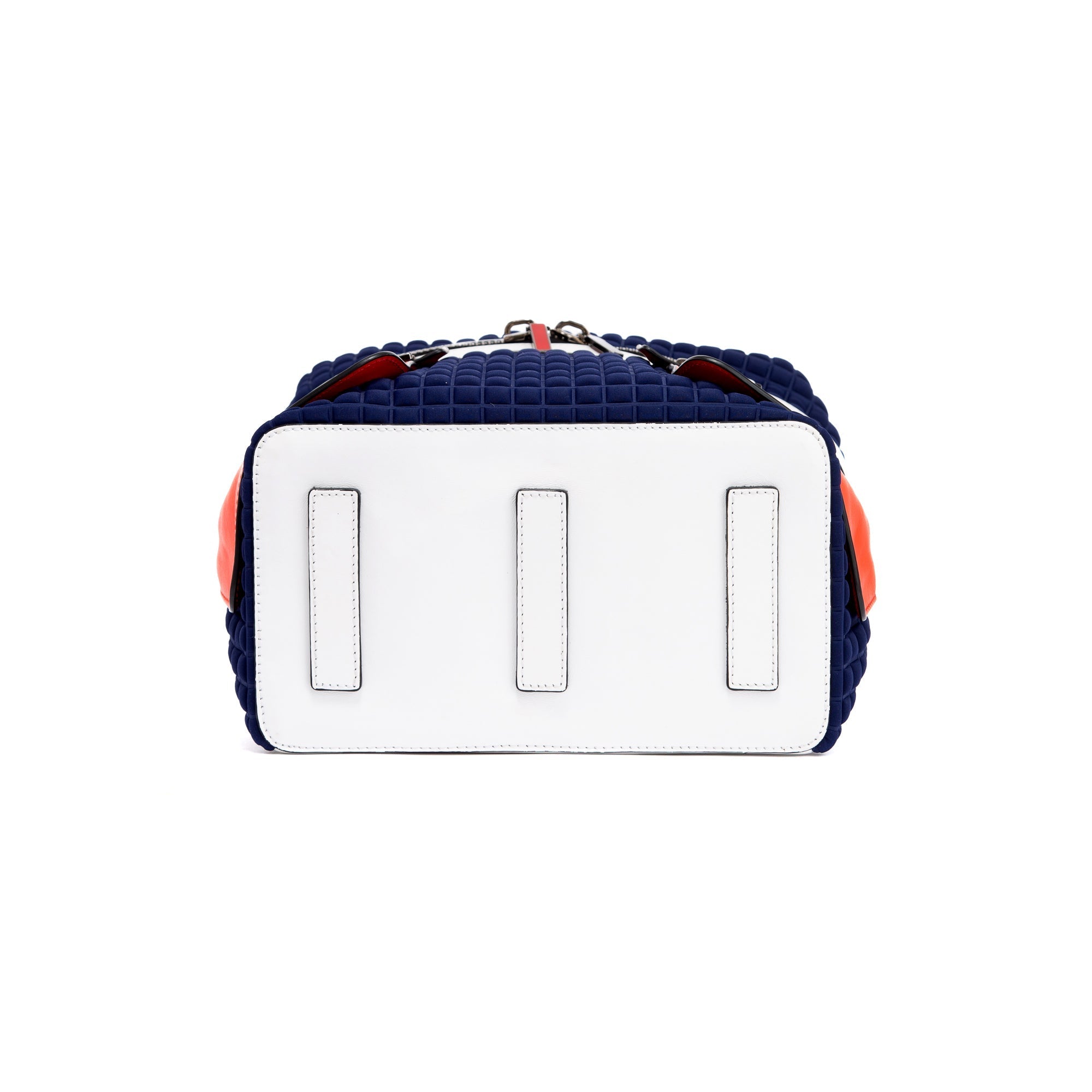 Christian Louboutin Quilted Neoprene Leather Trimmed Backpack