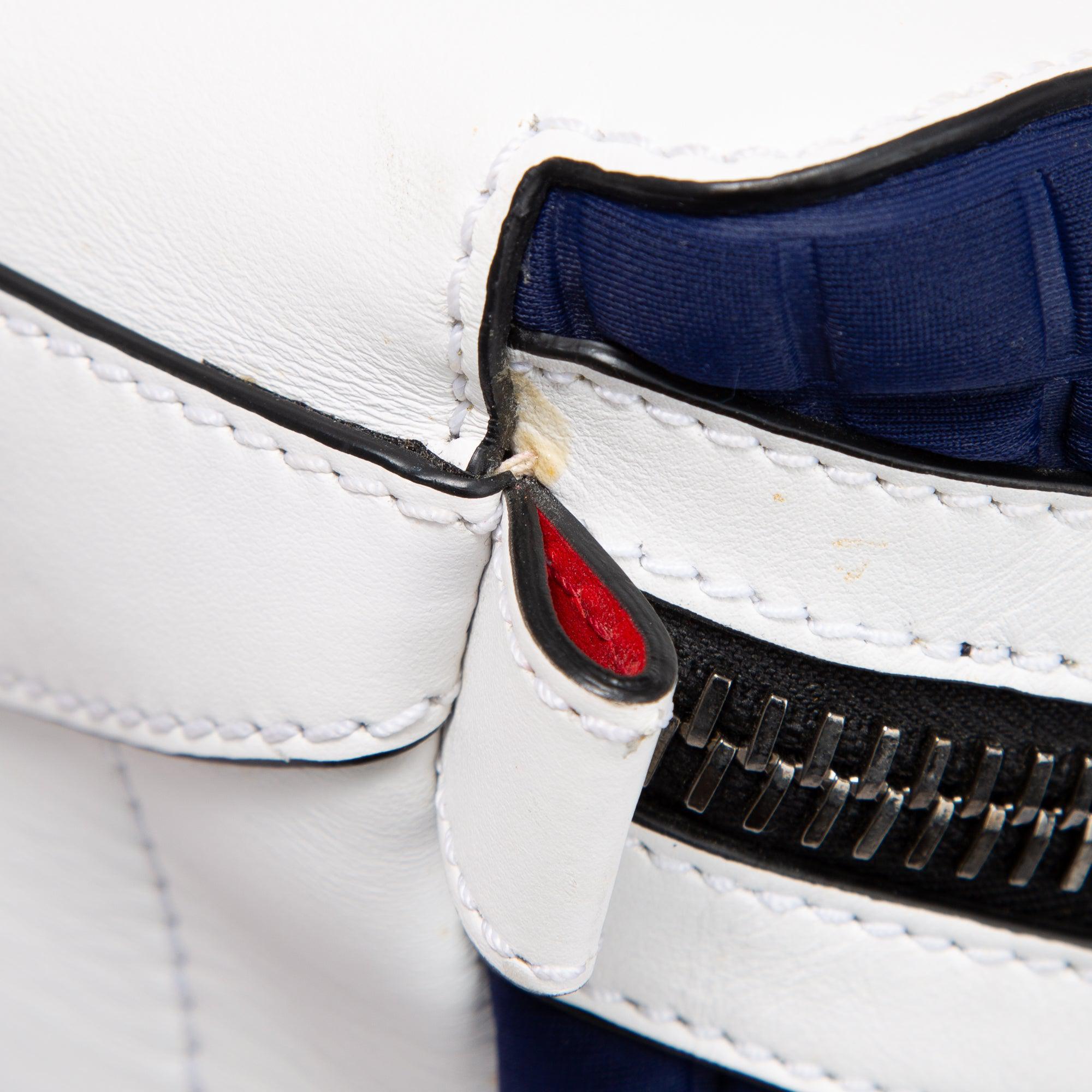 Christian Louboutin Quilted Neoprene Leather Trimmed Backpack