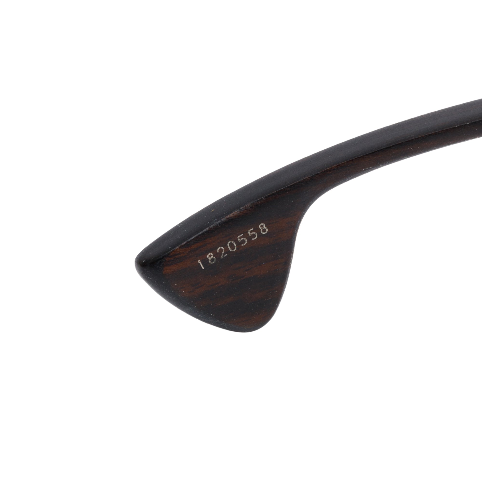 Chrome Hearts Black Metal Wood Accent Pink Candle Square Sunglasses