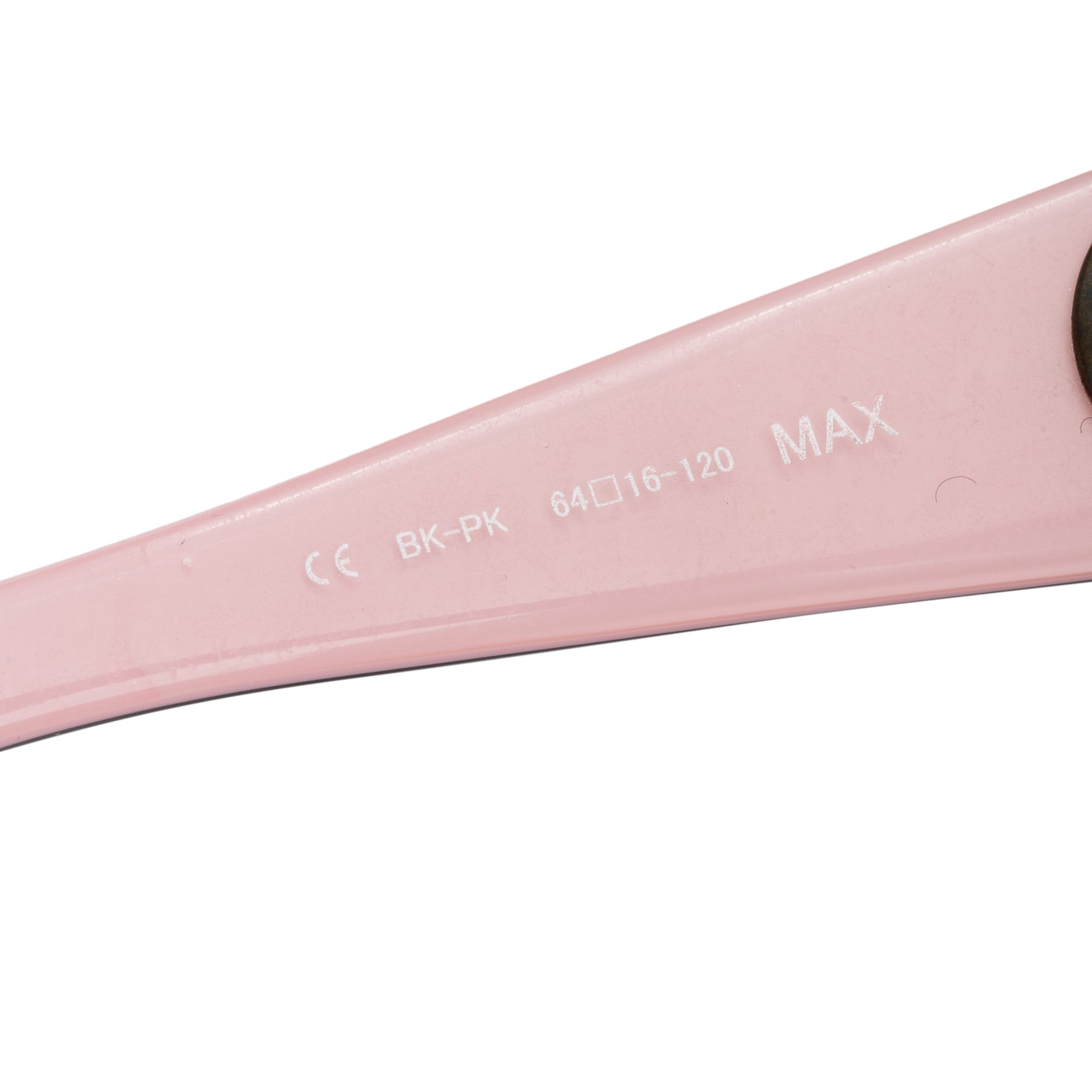 Chrome Hearts Black/Pink Acetate MAX Shield Sunglasses w/ Case