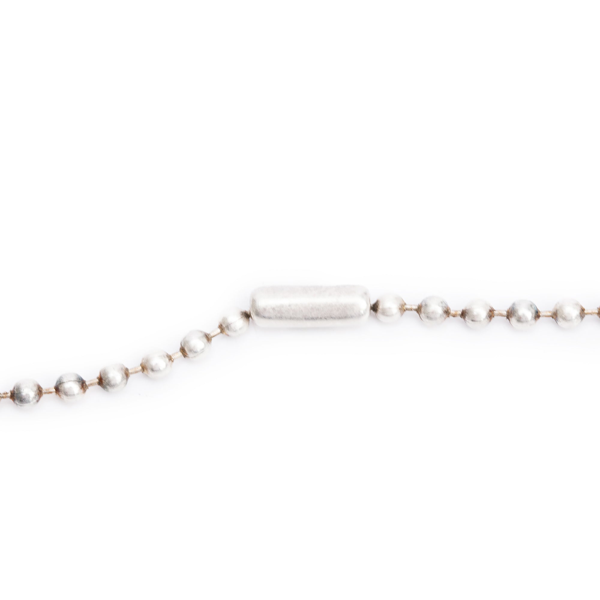 Chrome Hearts Rubber Silichrome Cross Pendant Necklace