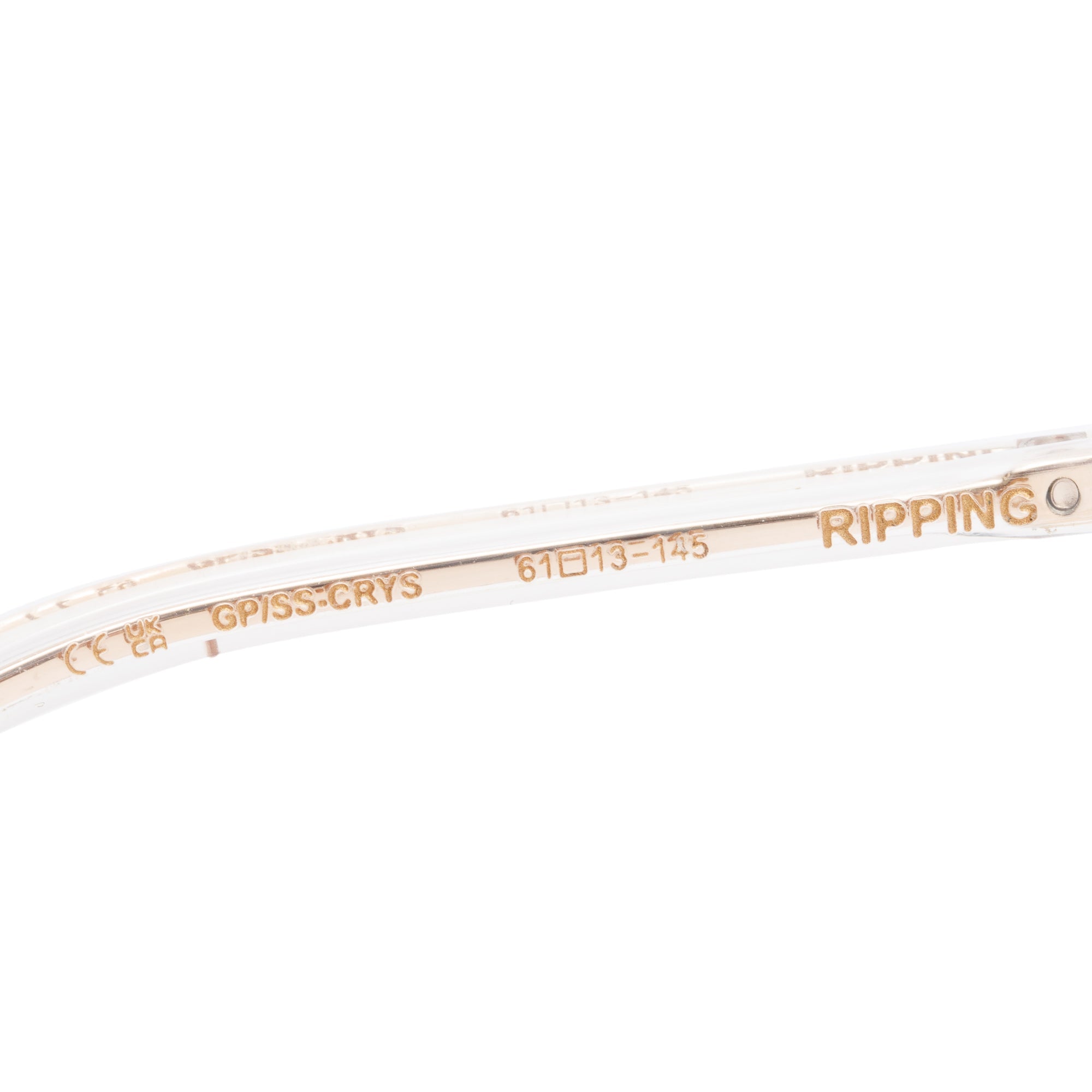 Chrome Hearts Silver & Gold Tone Metal Frame Ripping Aviator Sunglasses w/ Cases