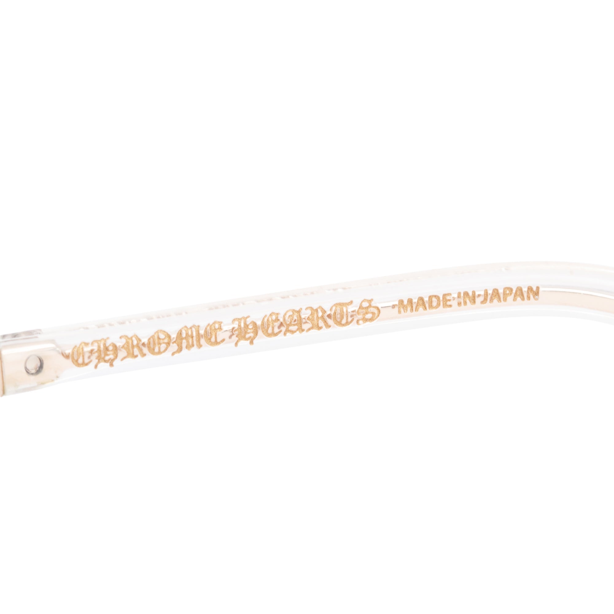 Chrome Hearts Silver & Gold Tone Metal Frame Ripping Aviator Sunglasses w/ Cases