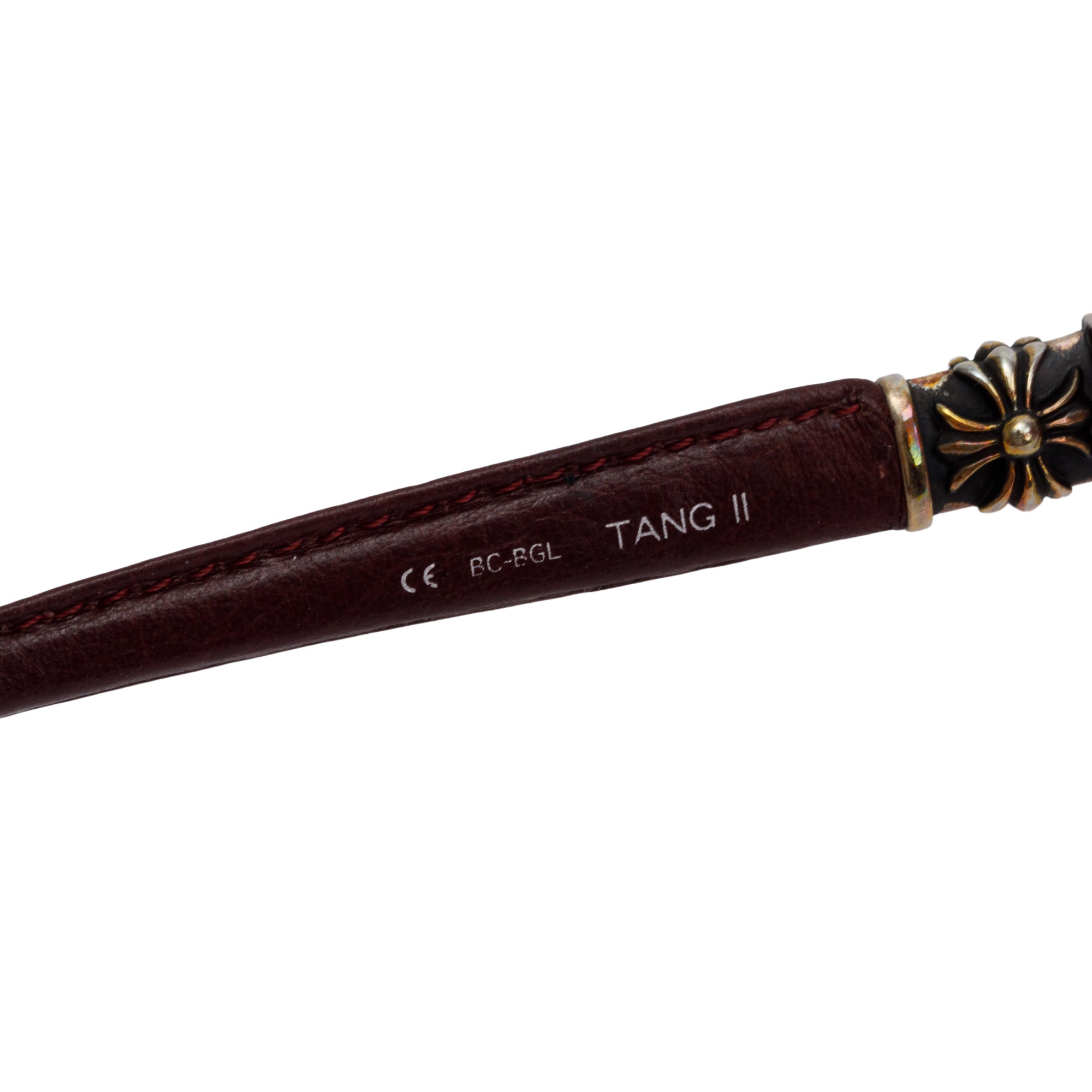 Chrome Hearts Tang II Square Aviator Sunglasses w/ Cases