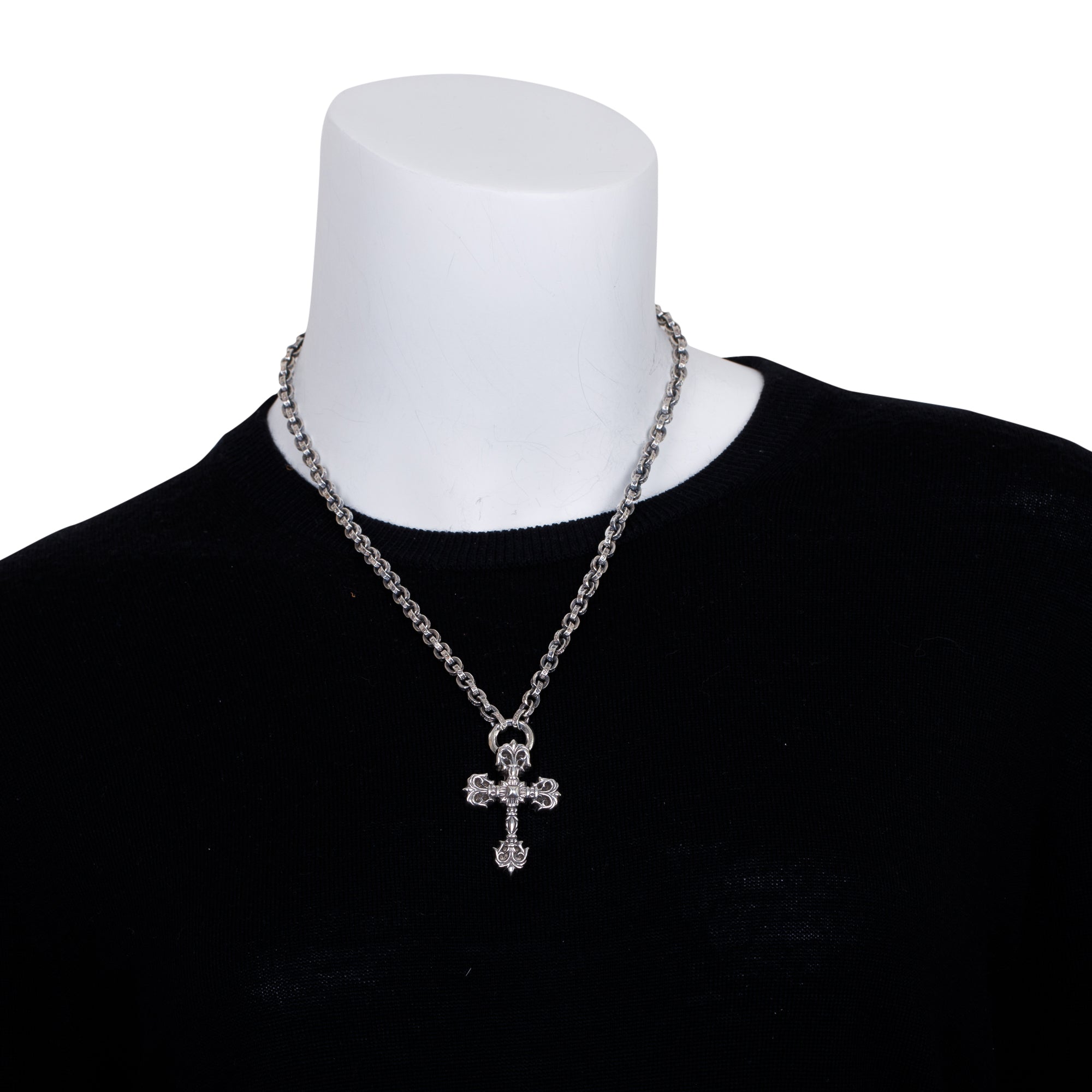 Chrome Hearts Vintage Cross Pendant Necklace