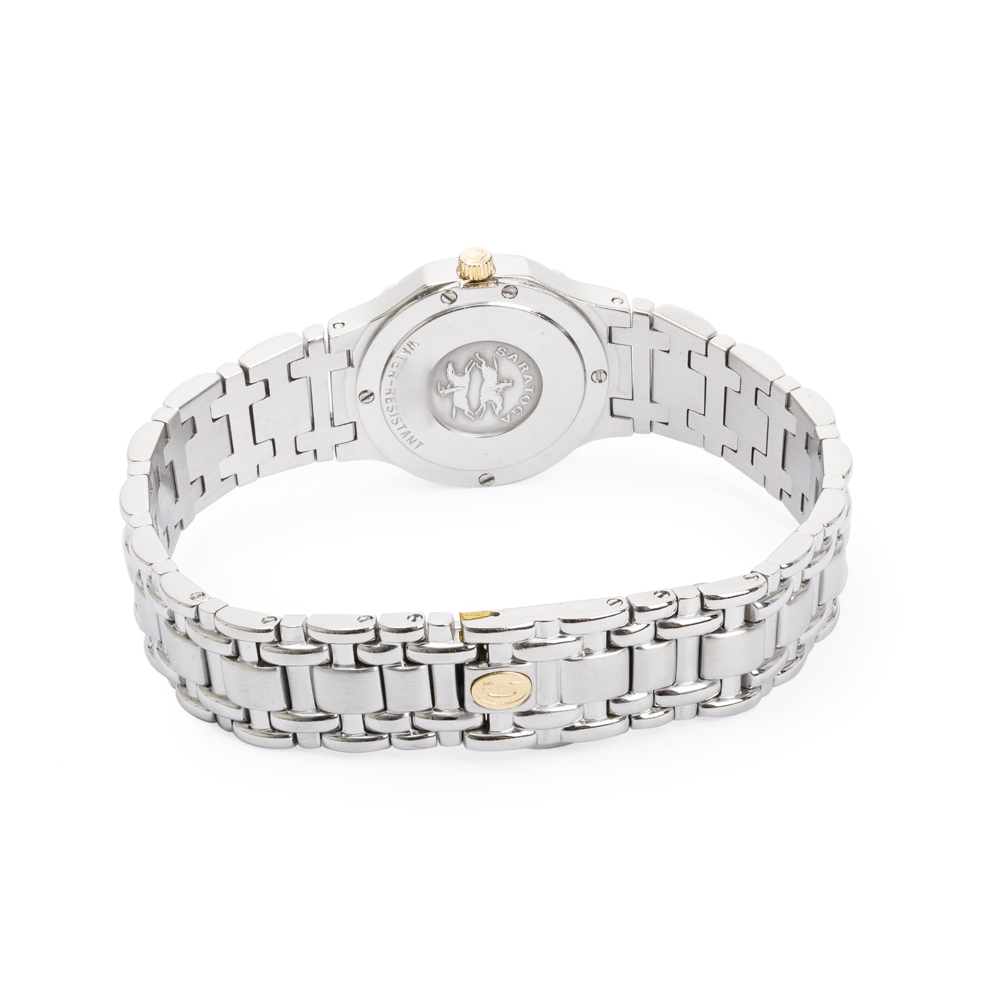 Concord Stainless Steel & 18k Yellow Gold Plated Saratoga 23 MM Watch