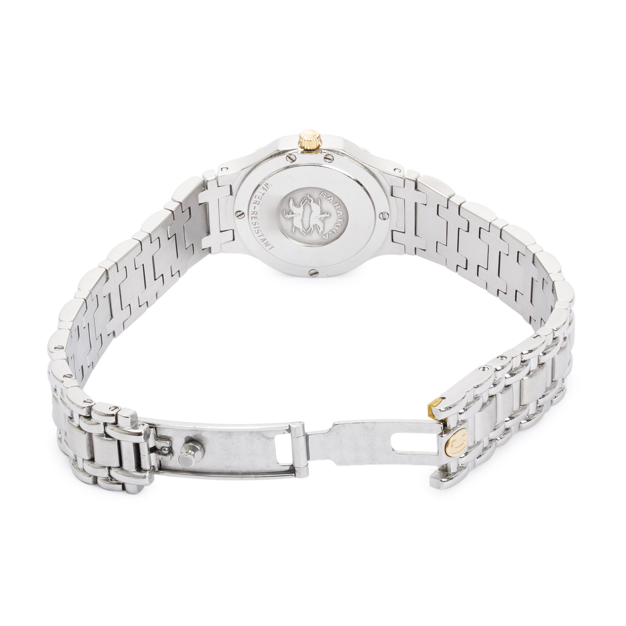 Concord Stainless Steel & 18k Yellow Gold Plated Saratoga 23 MM Watch