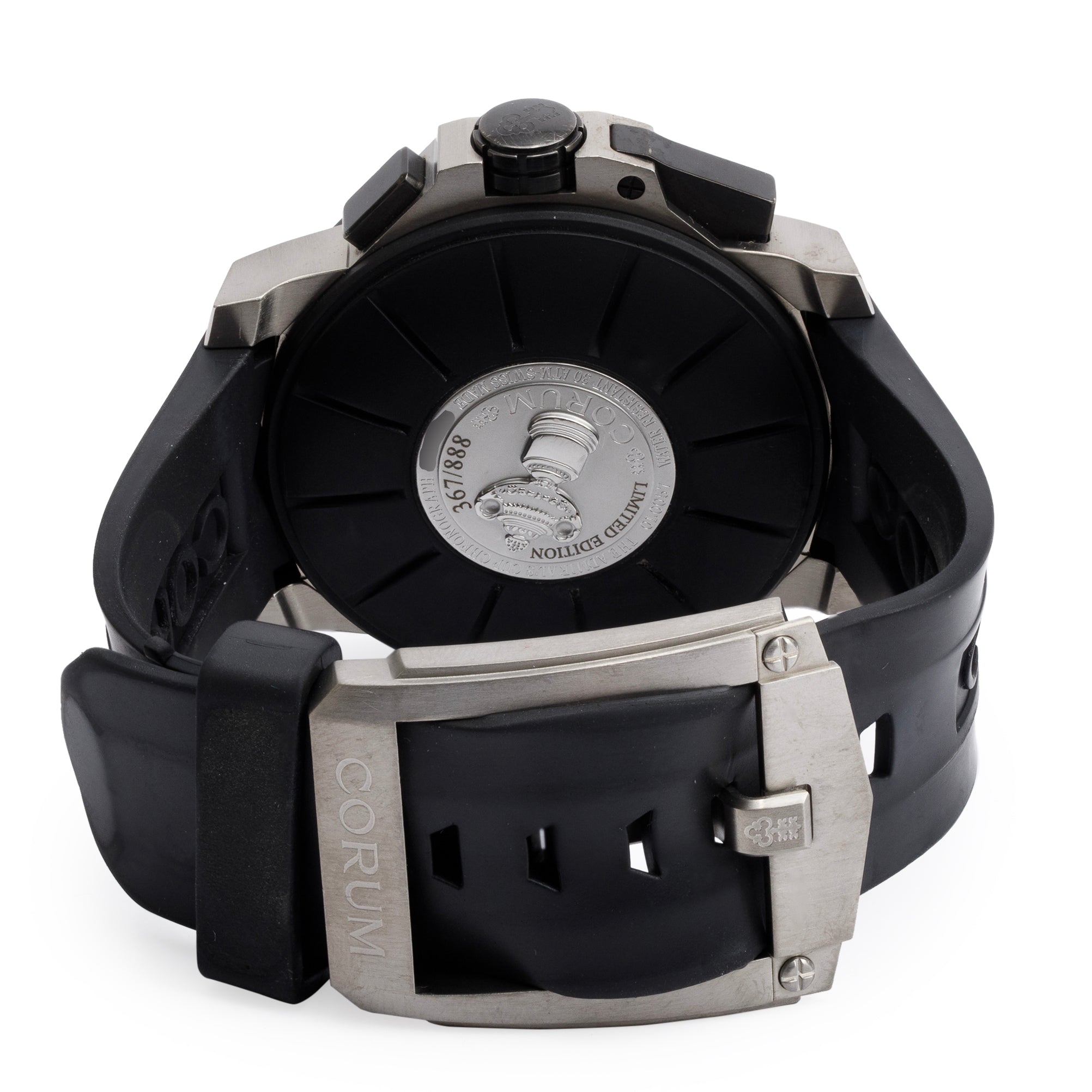 Corum Limited Edition Titanium Admiral's Cup Seafender 50 MM LHS Chronograph Automatic w/ Box & Papers