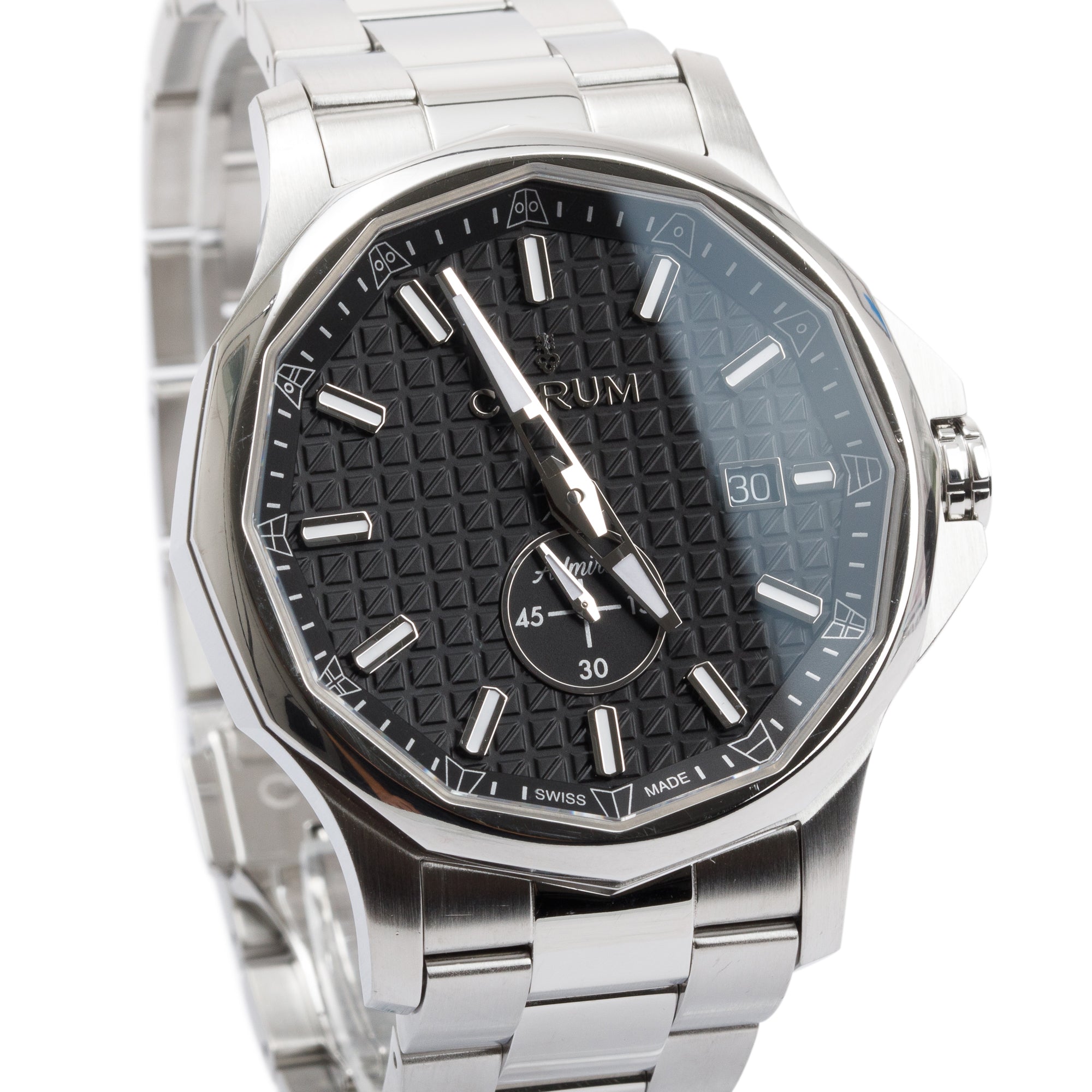 Corum Stainless Steel Admiral 42 MM Automatic Watch w/ Papers