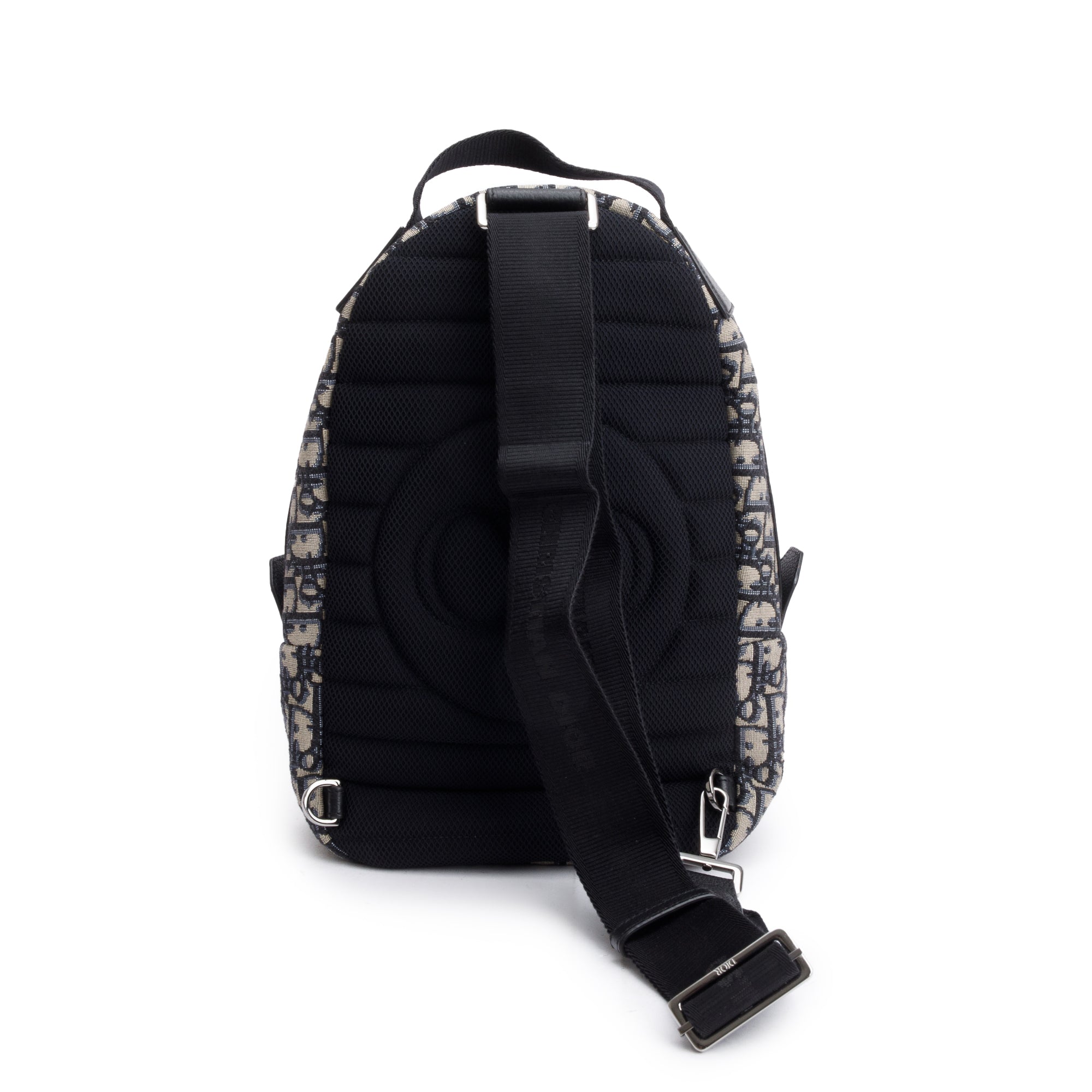 Cristian Dior Oblique Jacquard Mini Rider Sling Bag