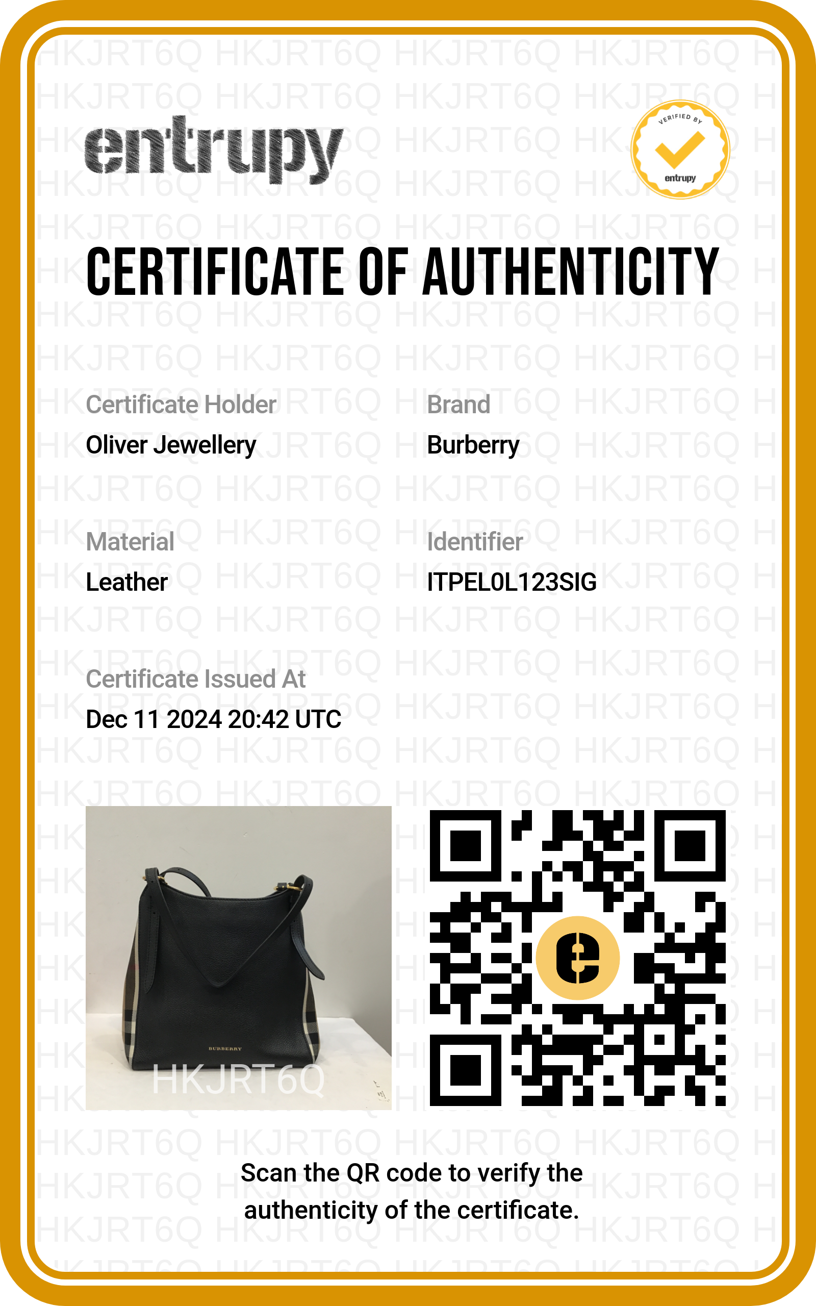 Burberry Black Leather Haymarket Check Canterbury Tote