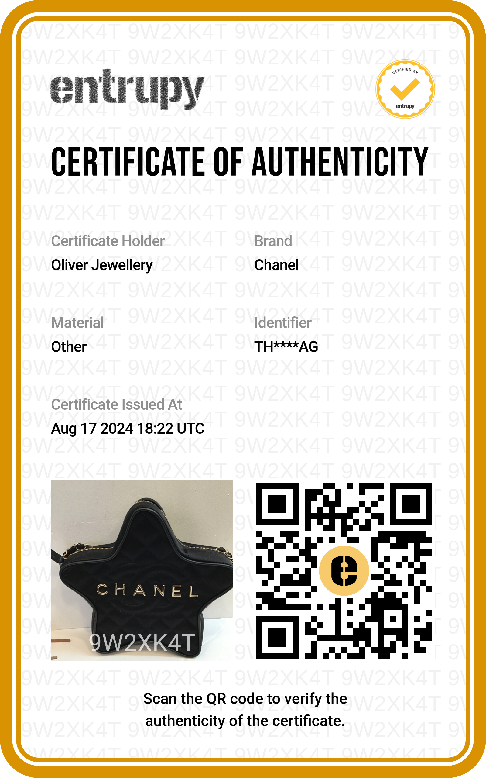 Chanel 2024 Black Satin Walk Of Fame Star Crossbody Bag