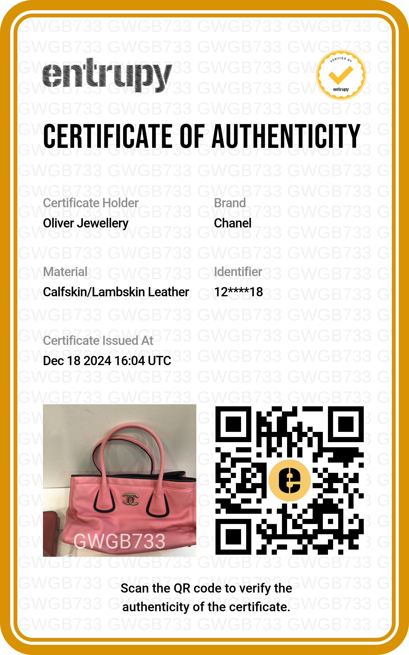Chanel Pink Calfskin Leather Medium Executive Cerf Shopper Tote w/ Pouch & Authenticity Card