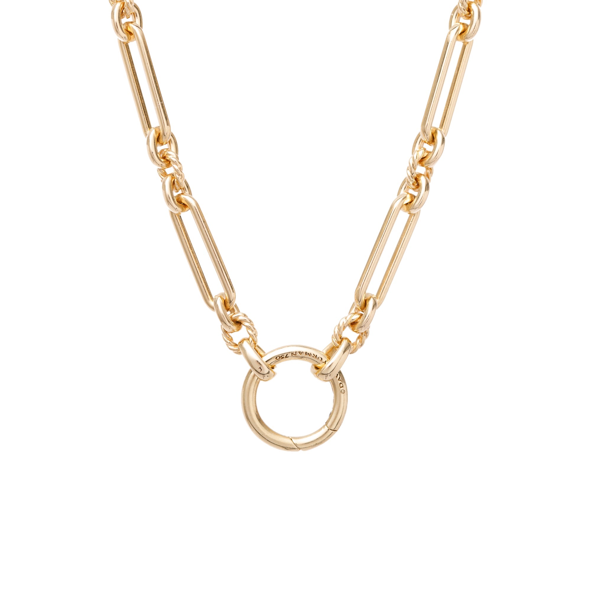 David Yurman 18k Gold Lexington Chain Necklace w/ Box