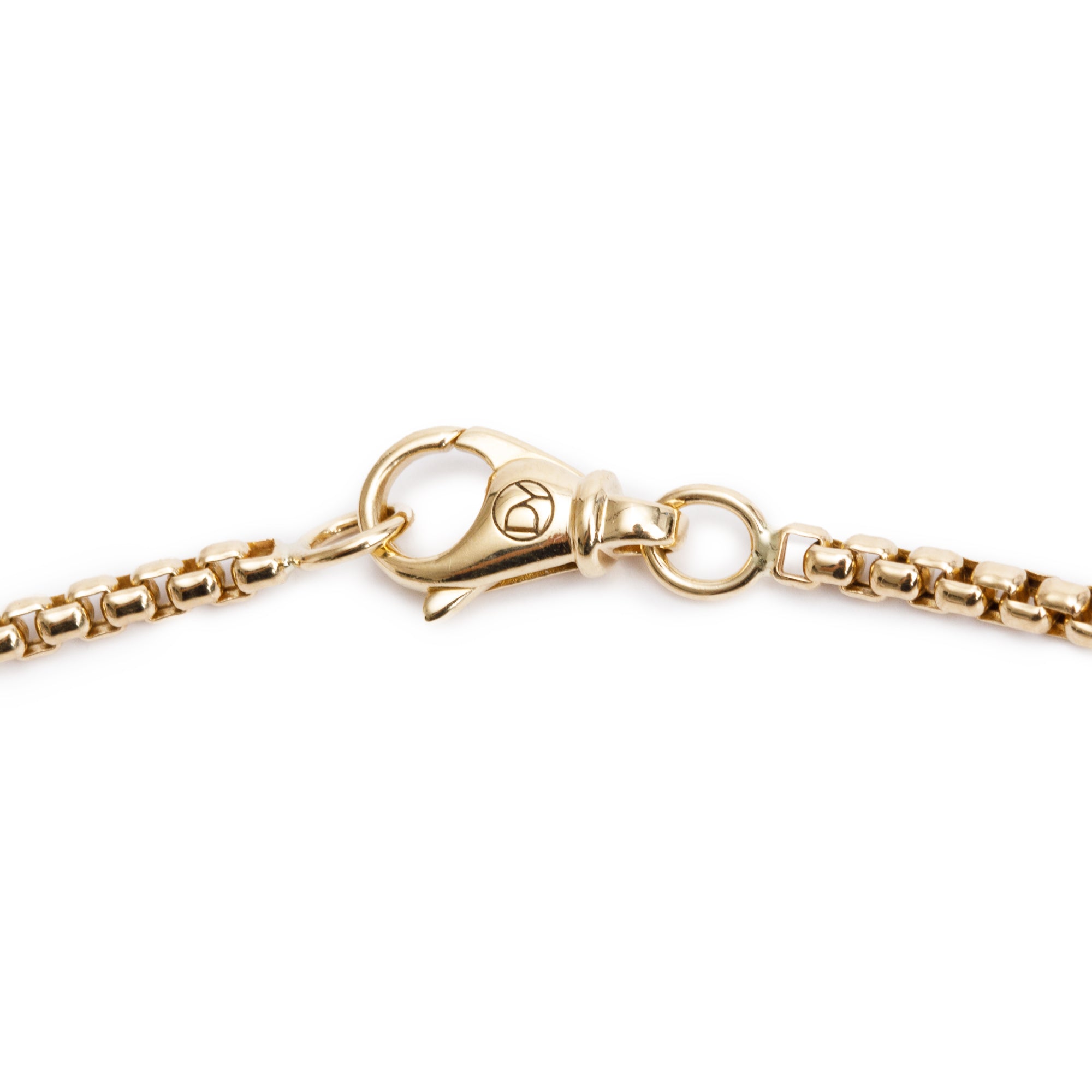 David Yurman 18k Yellow Gold 2.5 MM Box Chain Necklace, 20"